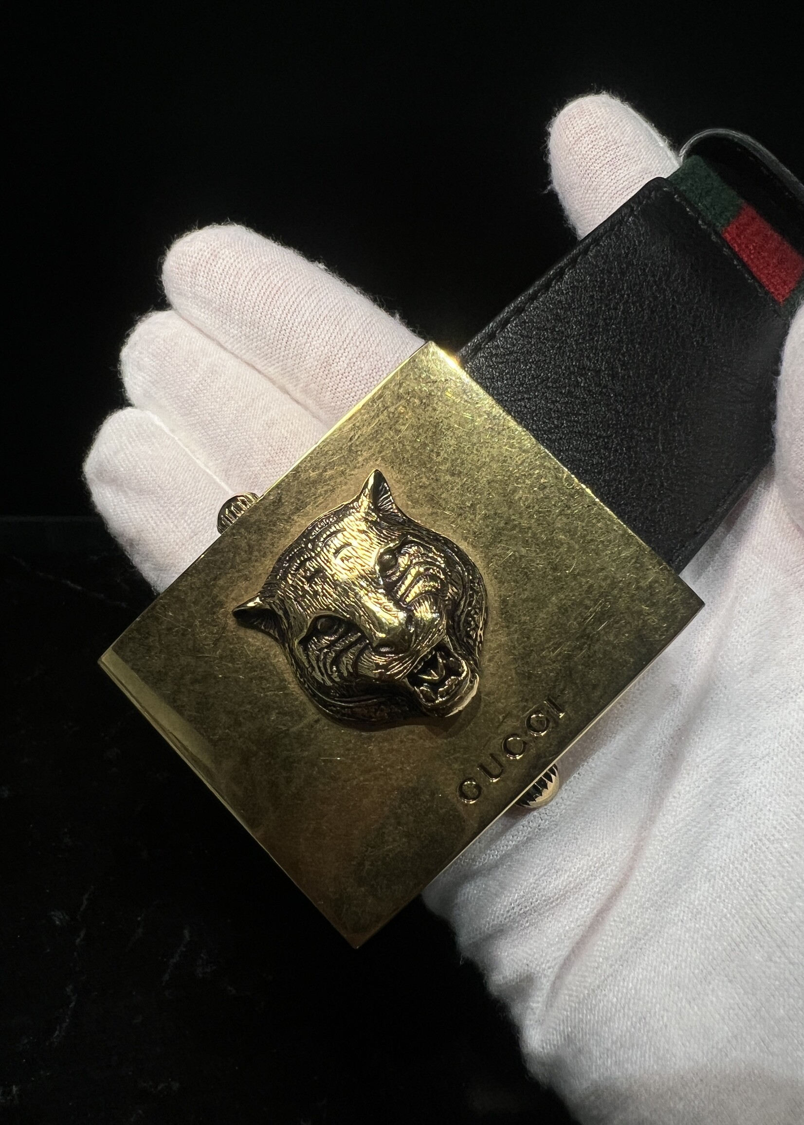 Gucci Gucci Head Accent Belt - 100
