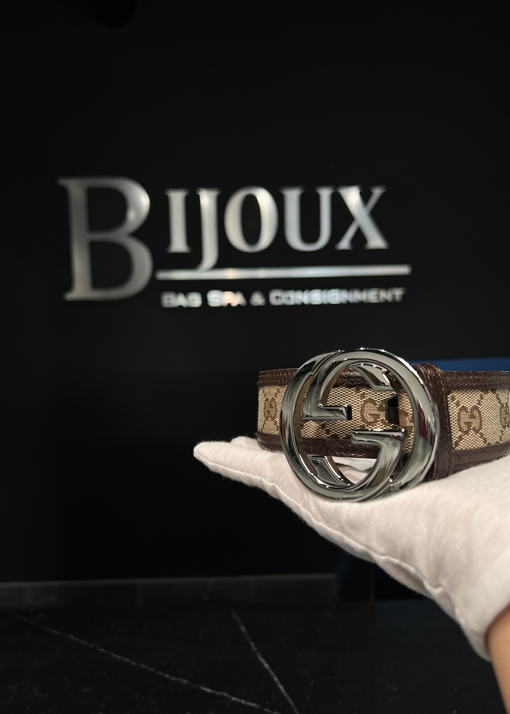Gucci Gucci Interlocking Belt- 90