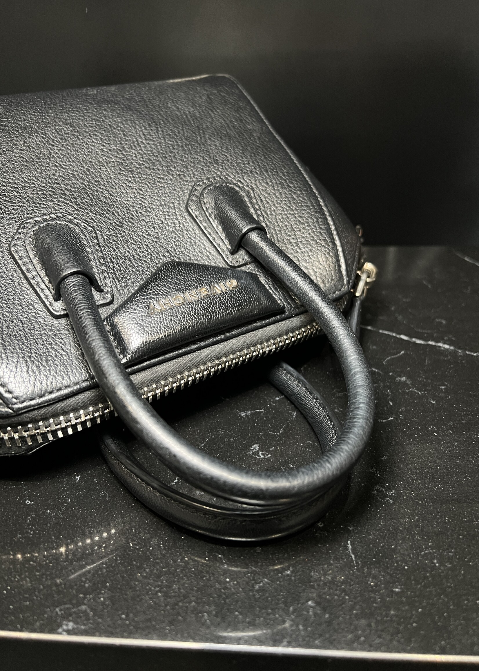 Givenchy Givenchy Black Leather Mini Antigona