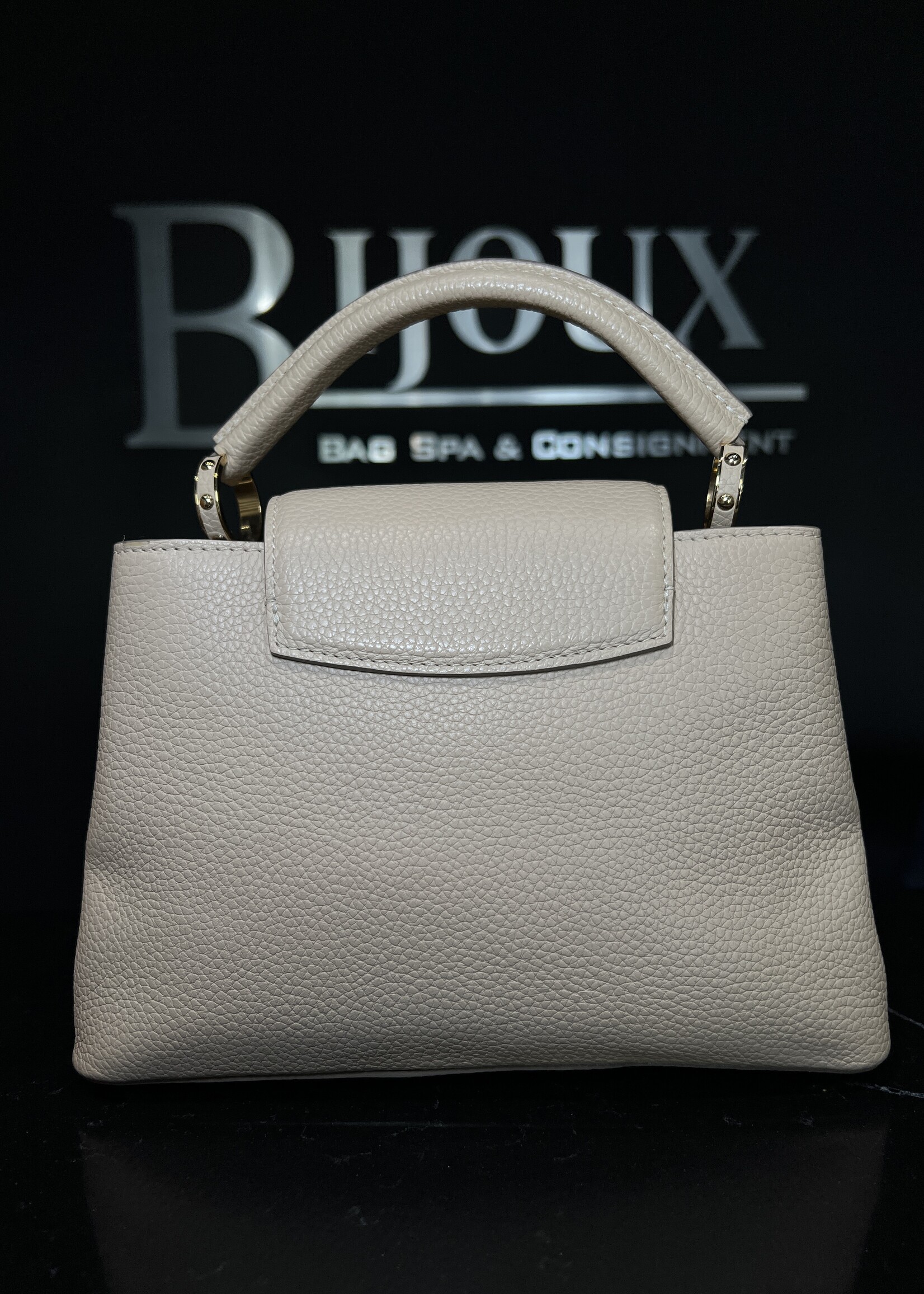 Louis Vuitton Louis Vuitton Studded Taurillon Capucines BB