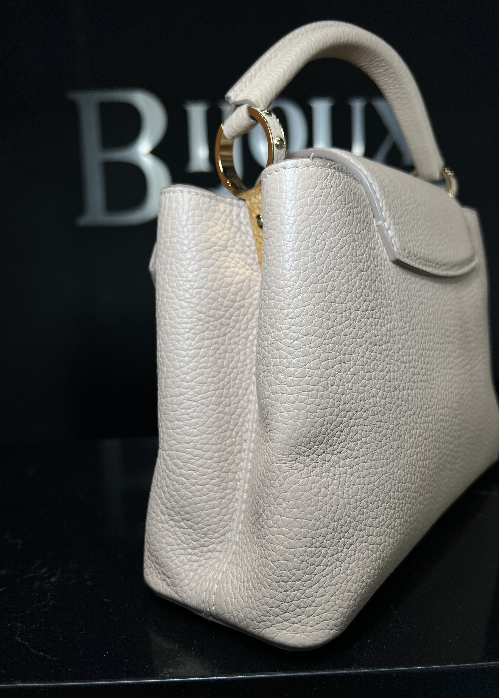 Louis Vuitton Louis Vuitton Studded Taurillon Capucines BB