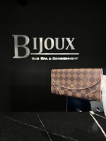 Louis Vuitton SOLD - Louis Vuitton Caissa Damier Ebene Long Wallet
