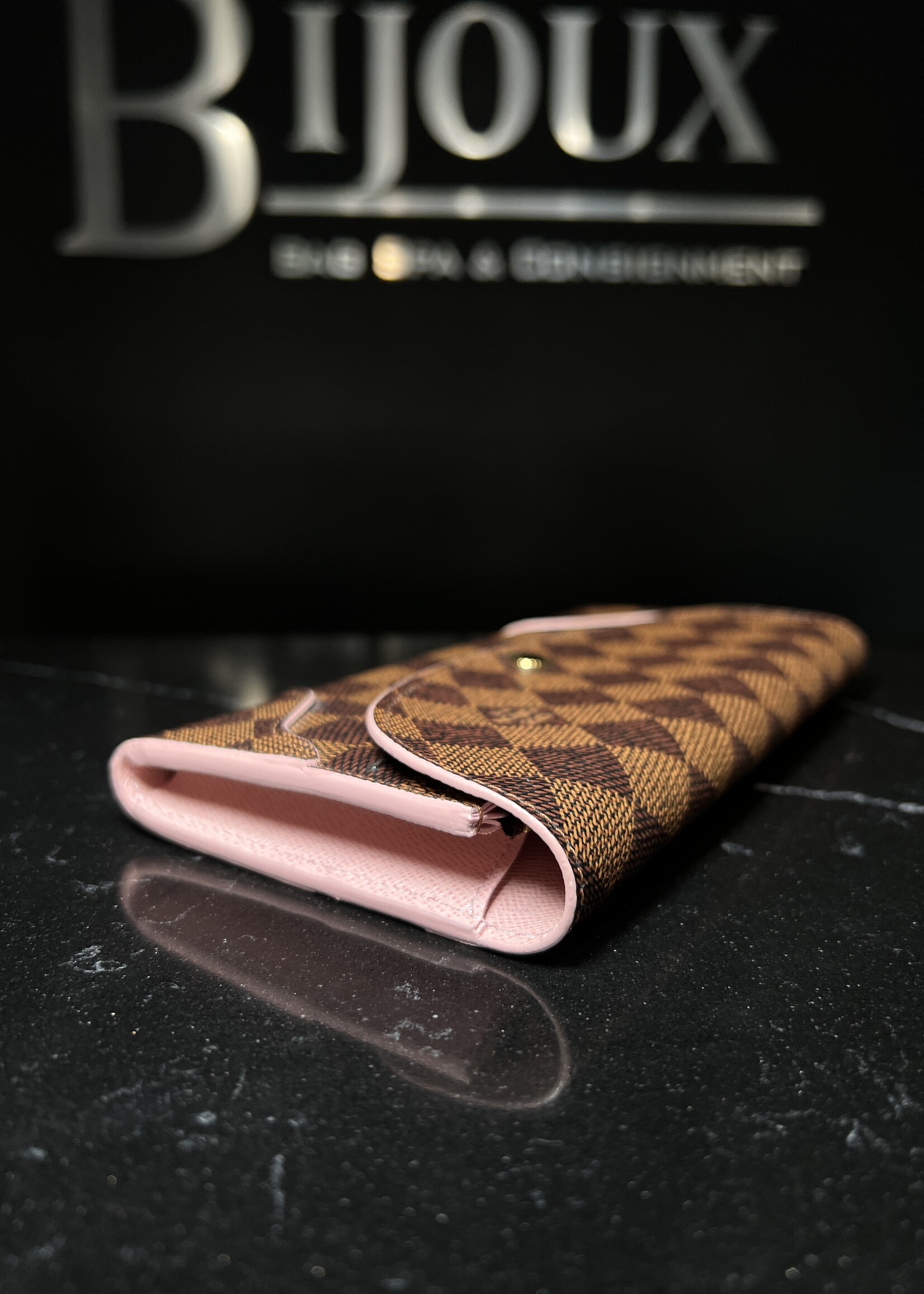 Louis Vuitton SOLD - Louis Vuitton Caissa Damier Ebene Long Wallet