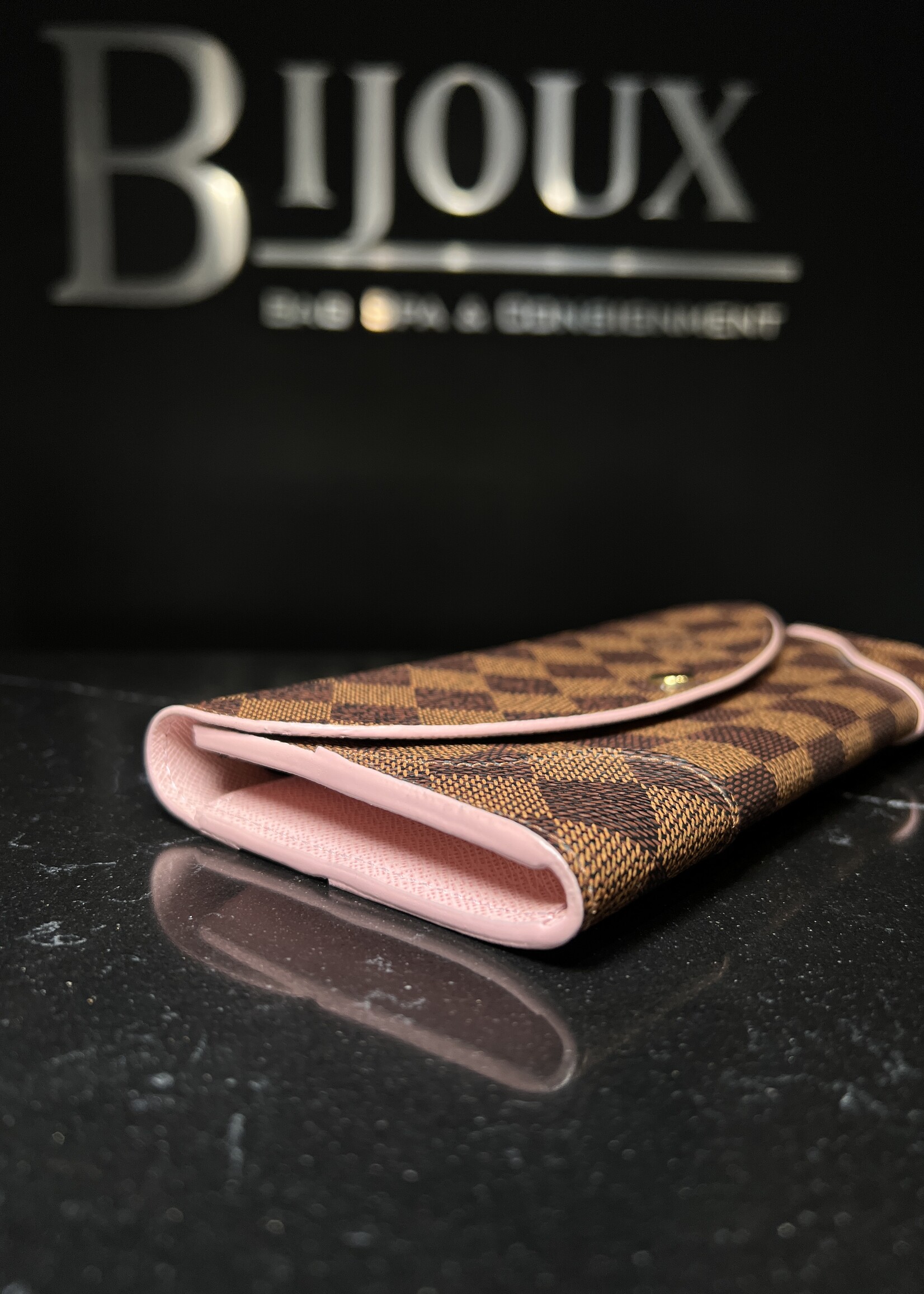 Louis Vuitton SOLD - Louis Vuitton Caissa Damier Ebene Long Wallet