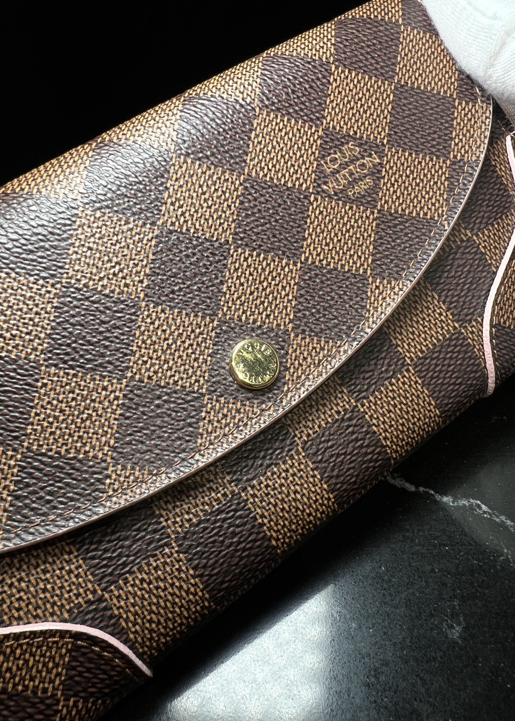 Louis Vuitton SOLD - Louis Vuitton Caissa Damier Ebene Long Wallet