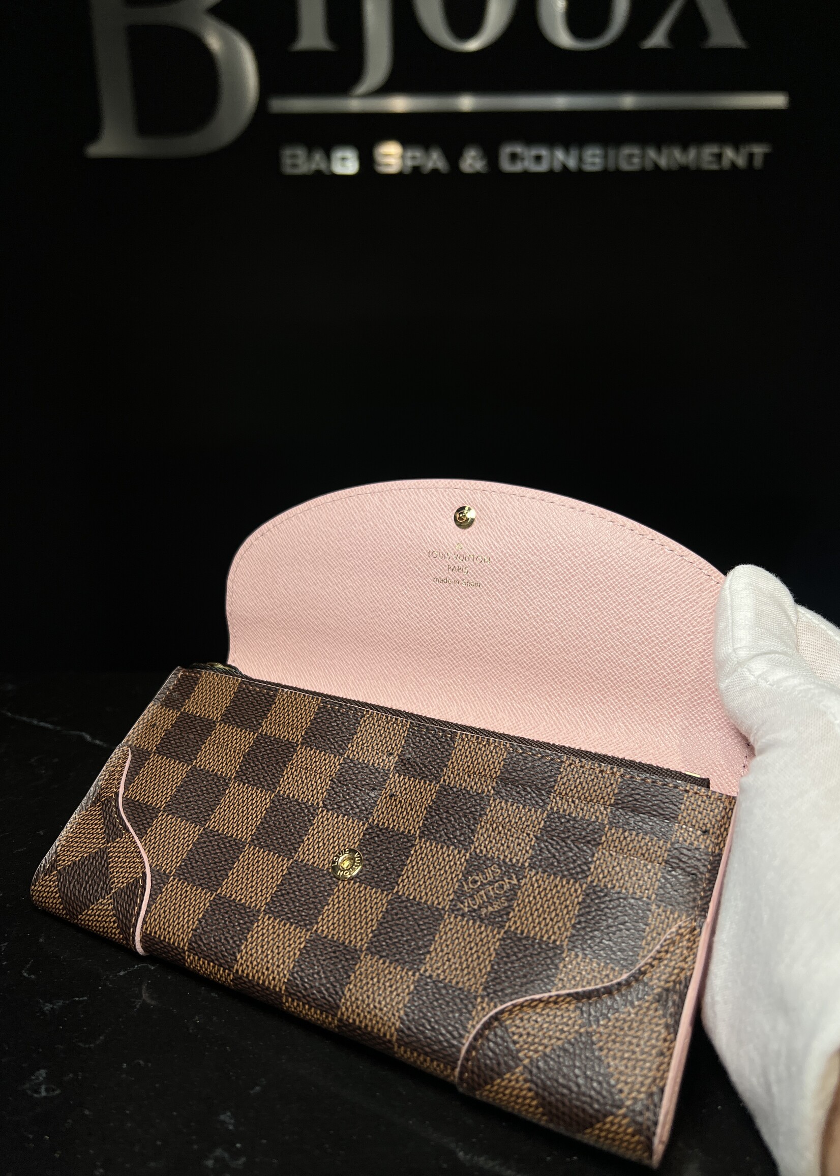 Louis Vuitton SOLD - Louis Vuitton Caissa Damier Ebene Long Wallet