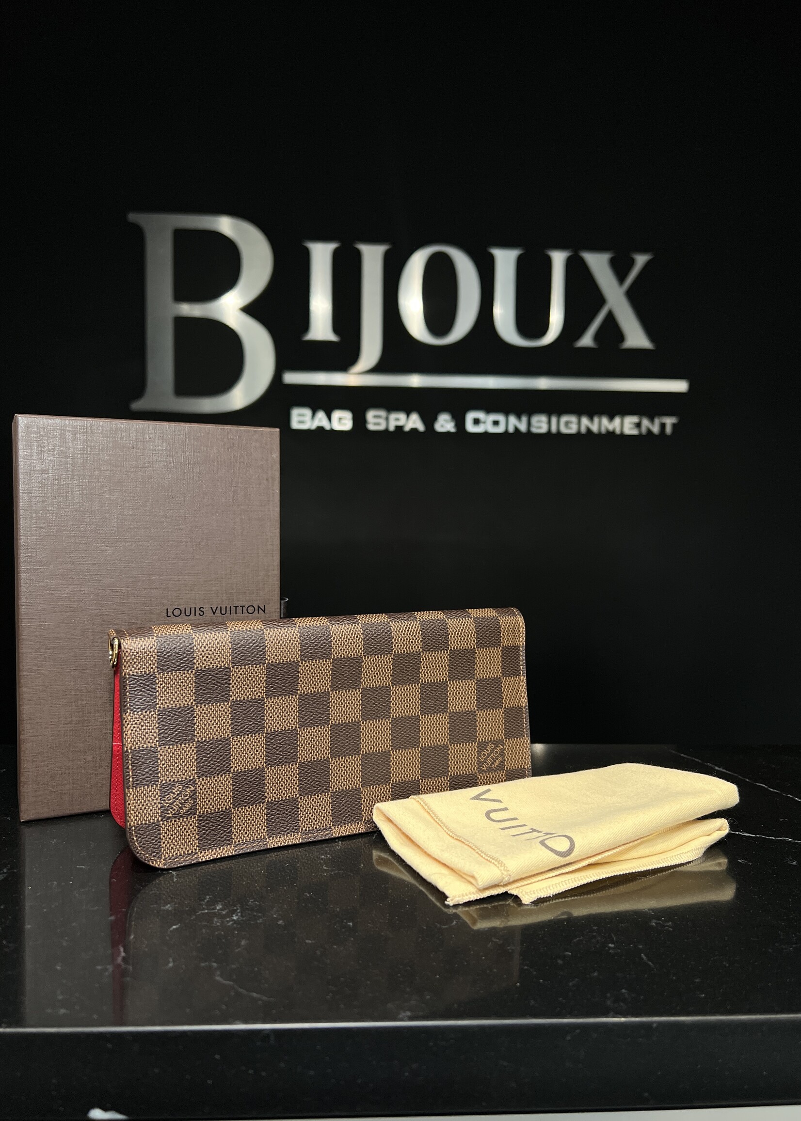 Louis Vuitton Louis Vuitton Insolite Damier Ebene Wallet