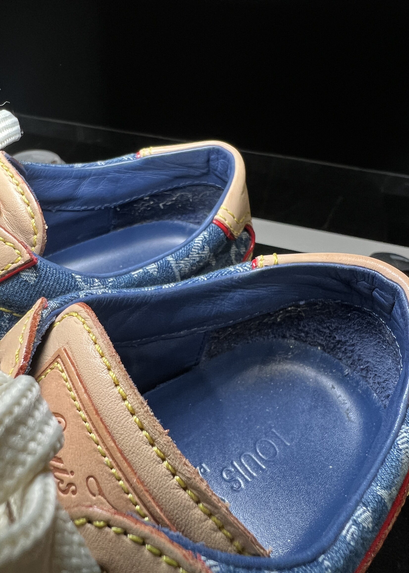 Louis Vuitton Louis Vuitton Monogram Denim Sneakers - 36