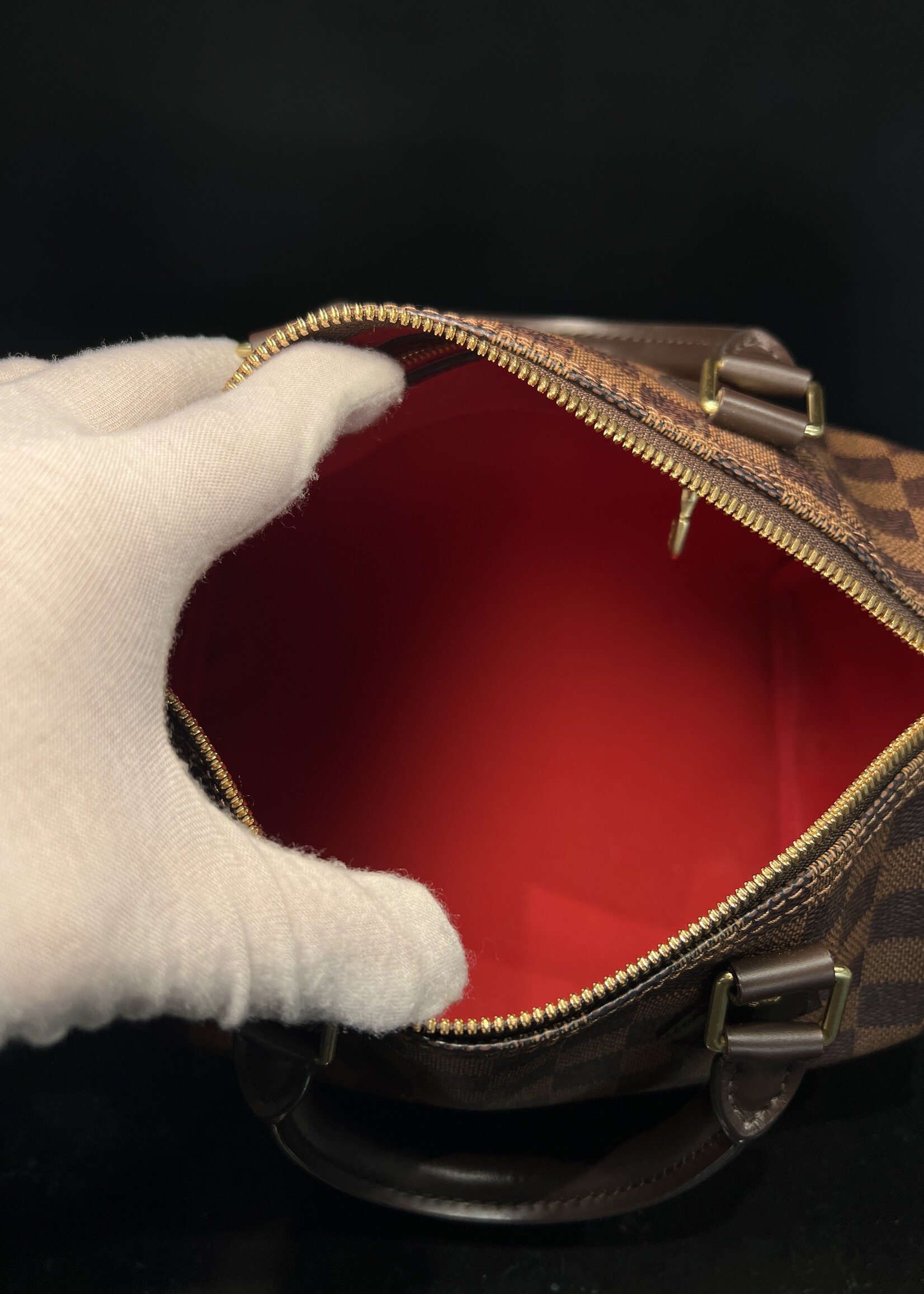 Louis Vuitton Louis Vuitton Bandouliere Damier Ebene Speedy 25