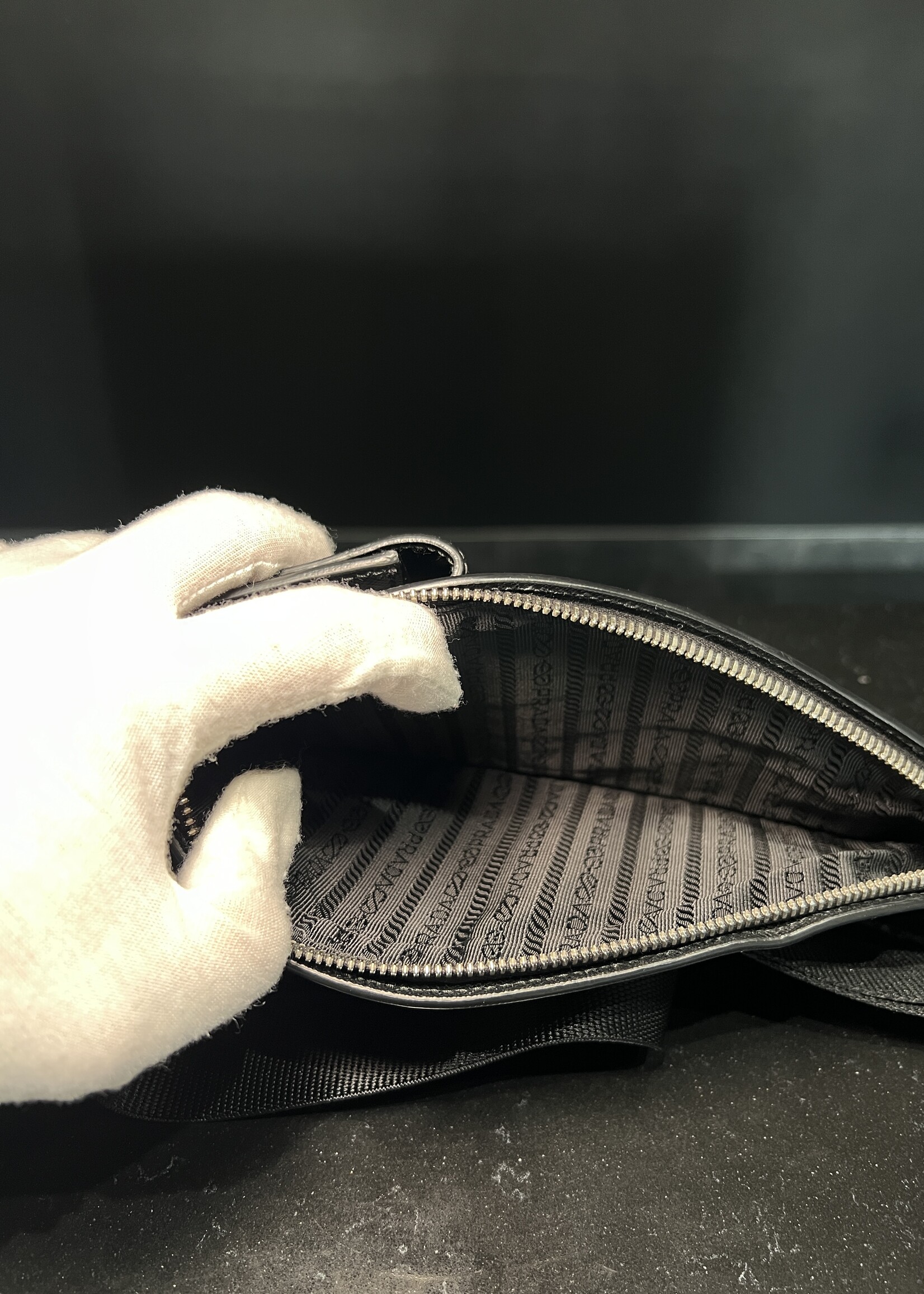Prada Prada Saffiano Harness Crossbody