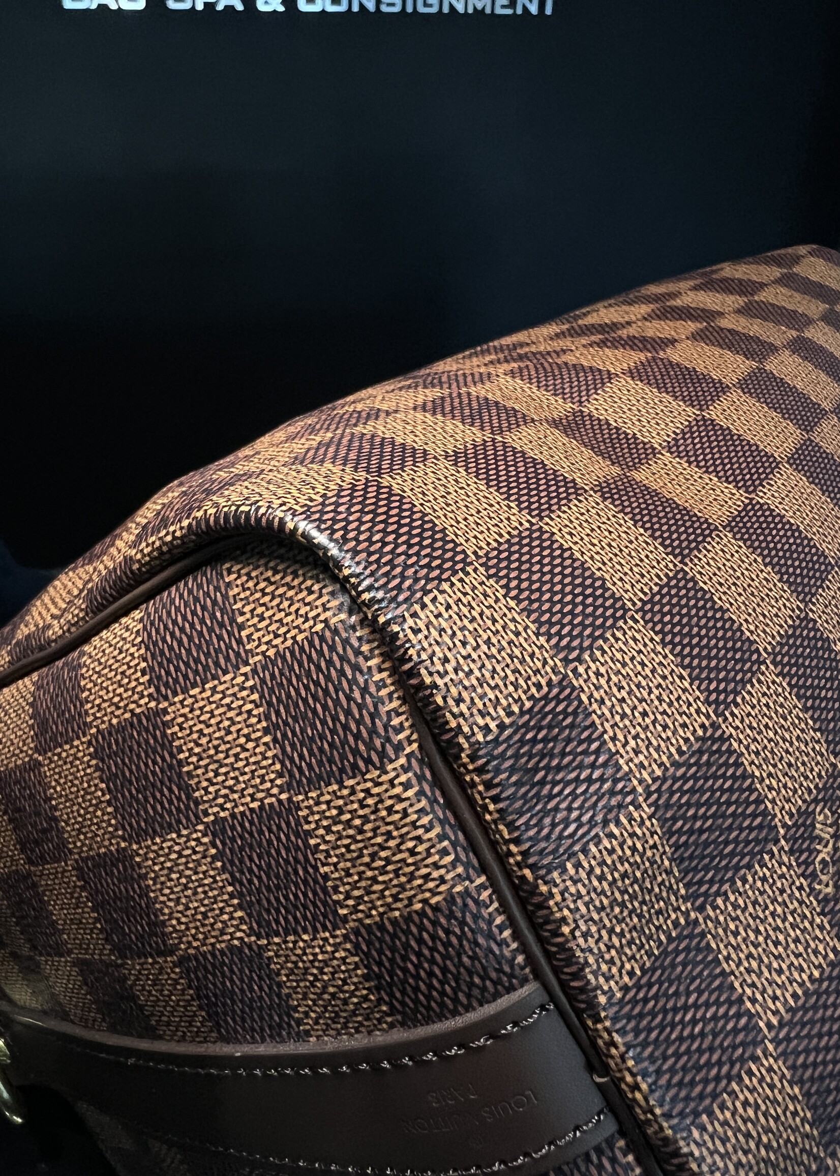 Louis Vuitton Louis Vuitton Bandouliere Damier Ebene Speedy 25