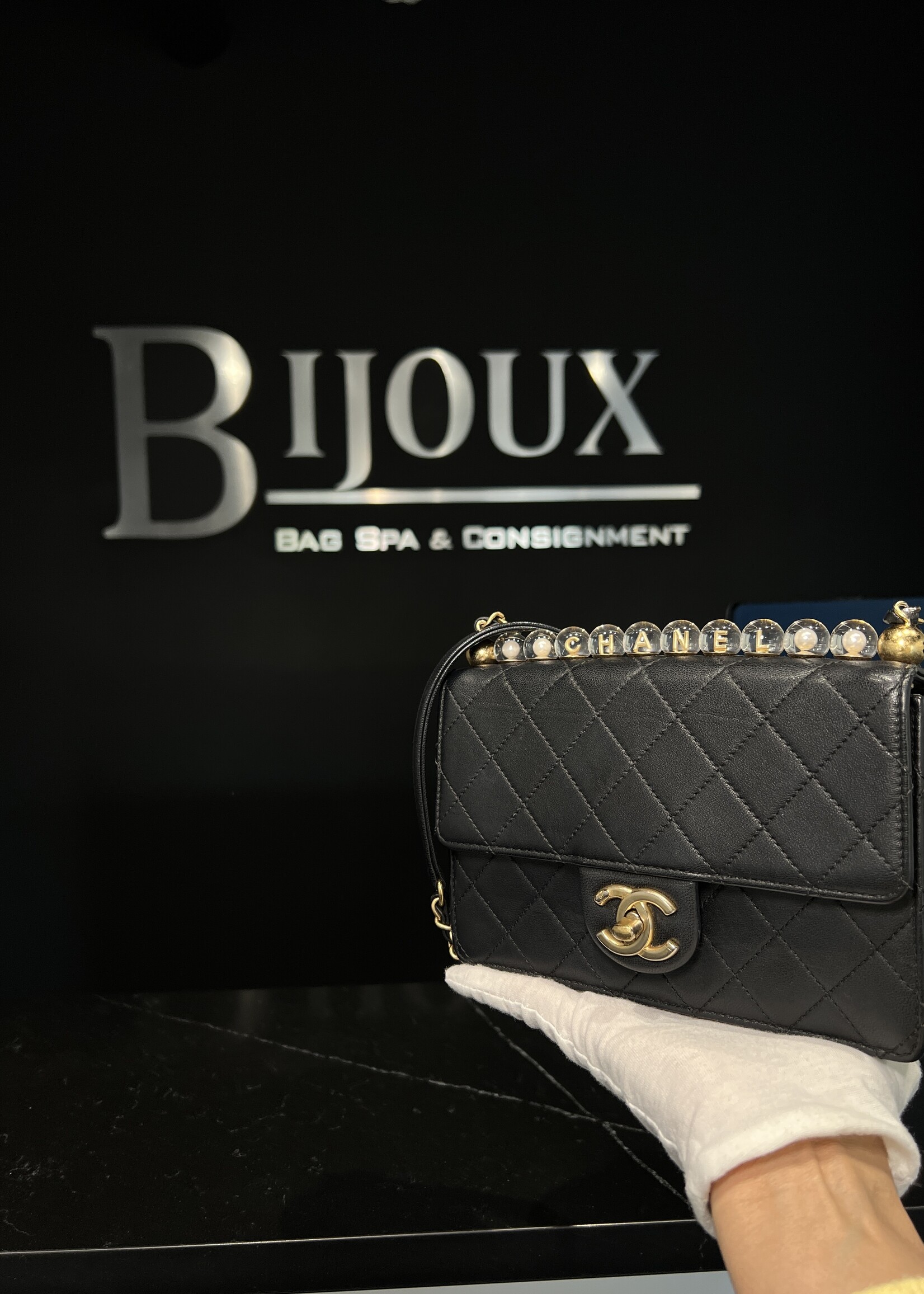 Chanel Chanel Chic Pearl Flap Crossbody
