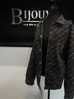 Balenciaga Balenciaga Logo Printed Denim Jacket- XS