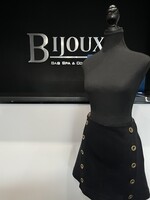 Chloe Chloe Black Wool Mini Skirt -36