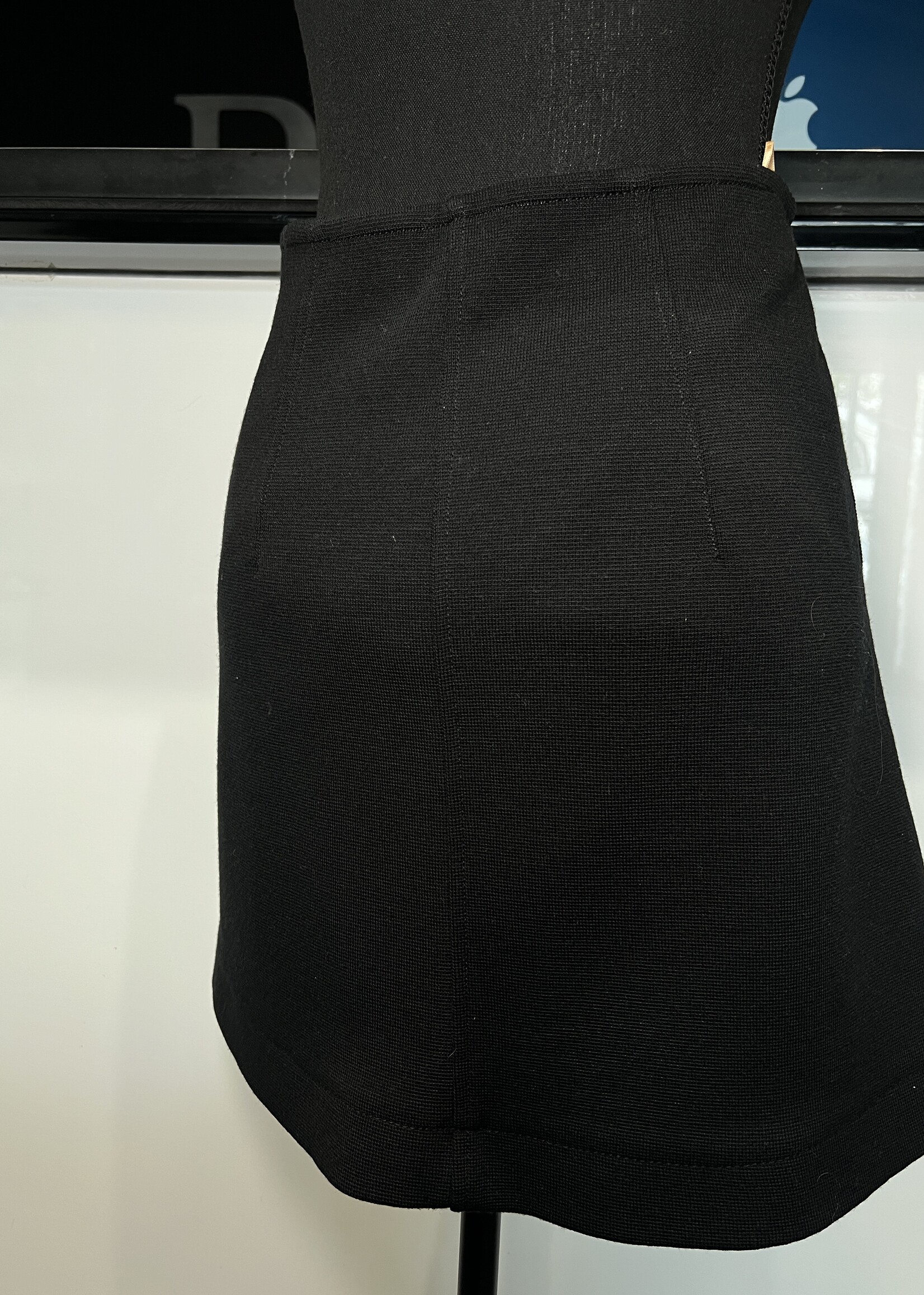 Chloe Chloe Black Wool Mini Skirt -36