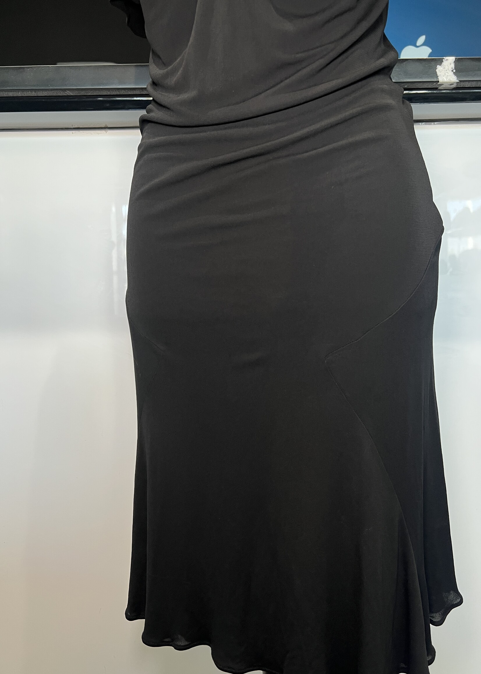 Gucci Gucci Black Short Sleeve Midi Dress - M