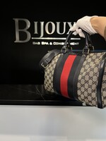Gucci Gucci Navy GG Canvas Boston Bowler