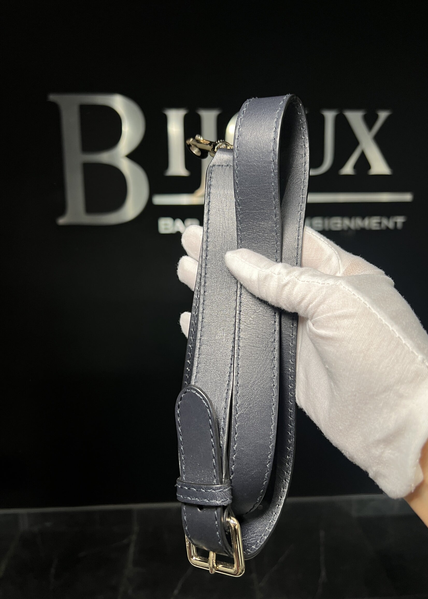 Gucci Gucci Navy GG Canvas Boston Bowler