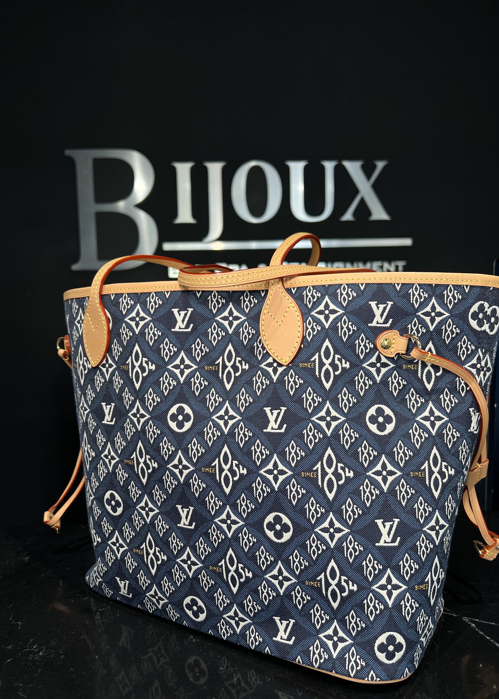 Louis Vuitton SOLD - Louis Vuitton Neverful Denim 1854 MM
