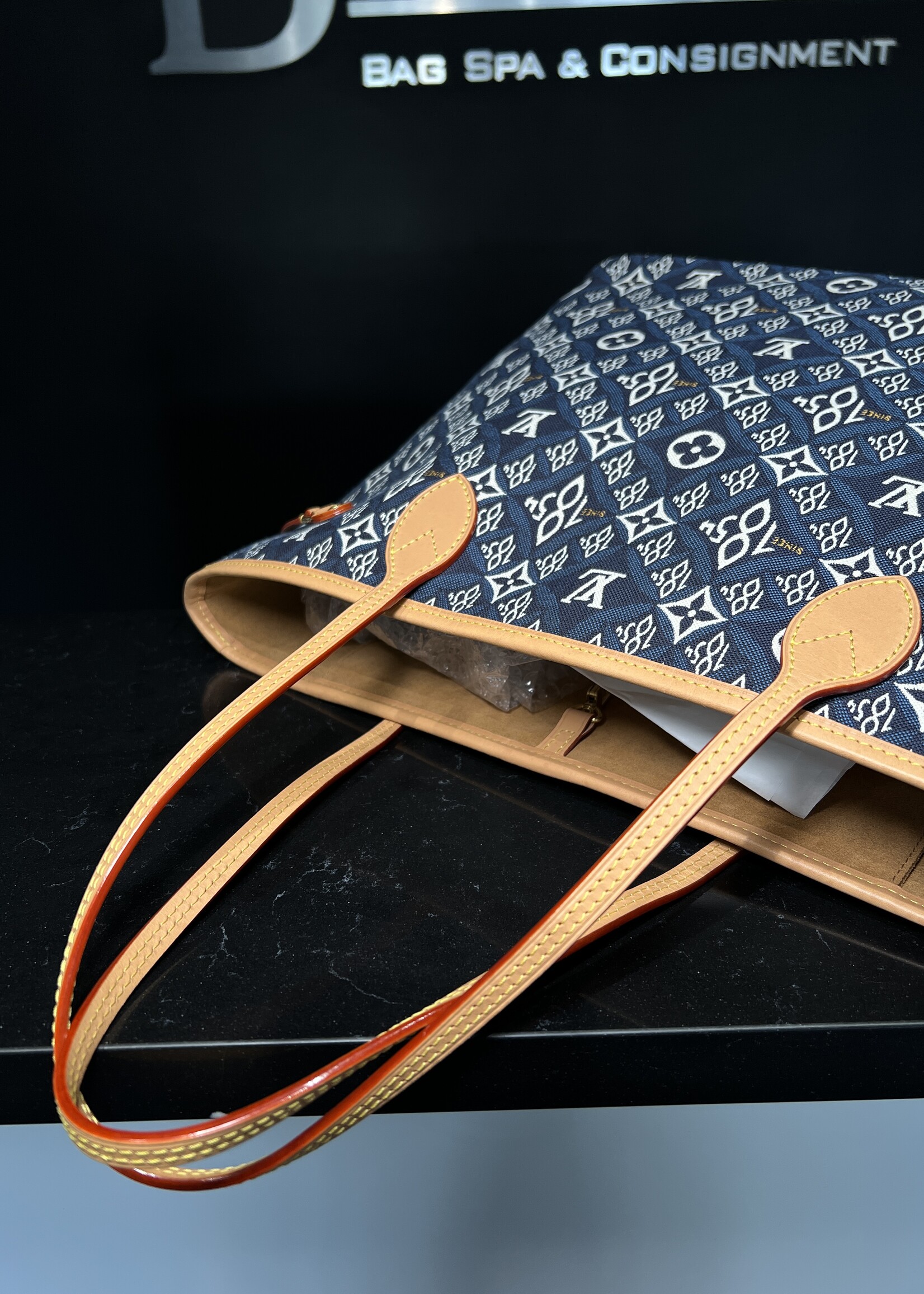 Louis Vuitton SOLD - Louis Vuitton Neverful Denim 1854 MM