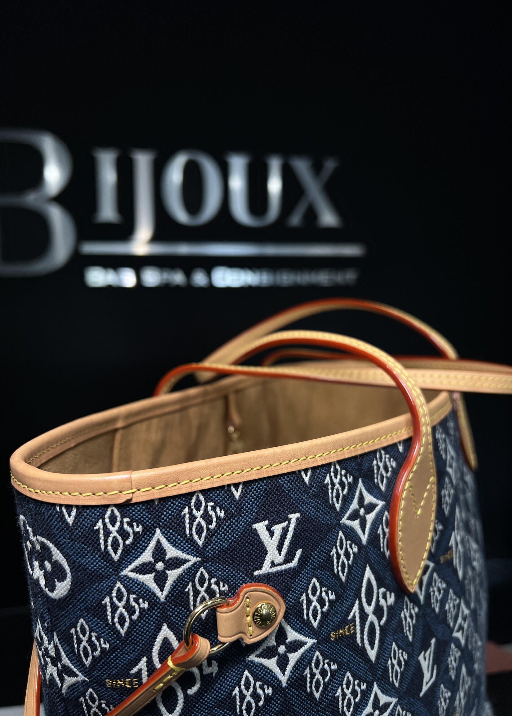 Louis Vuitton SOLD - Louis Vuitton Neverful Denim 1854 MM