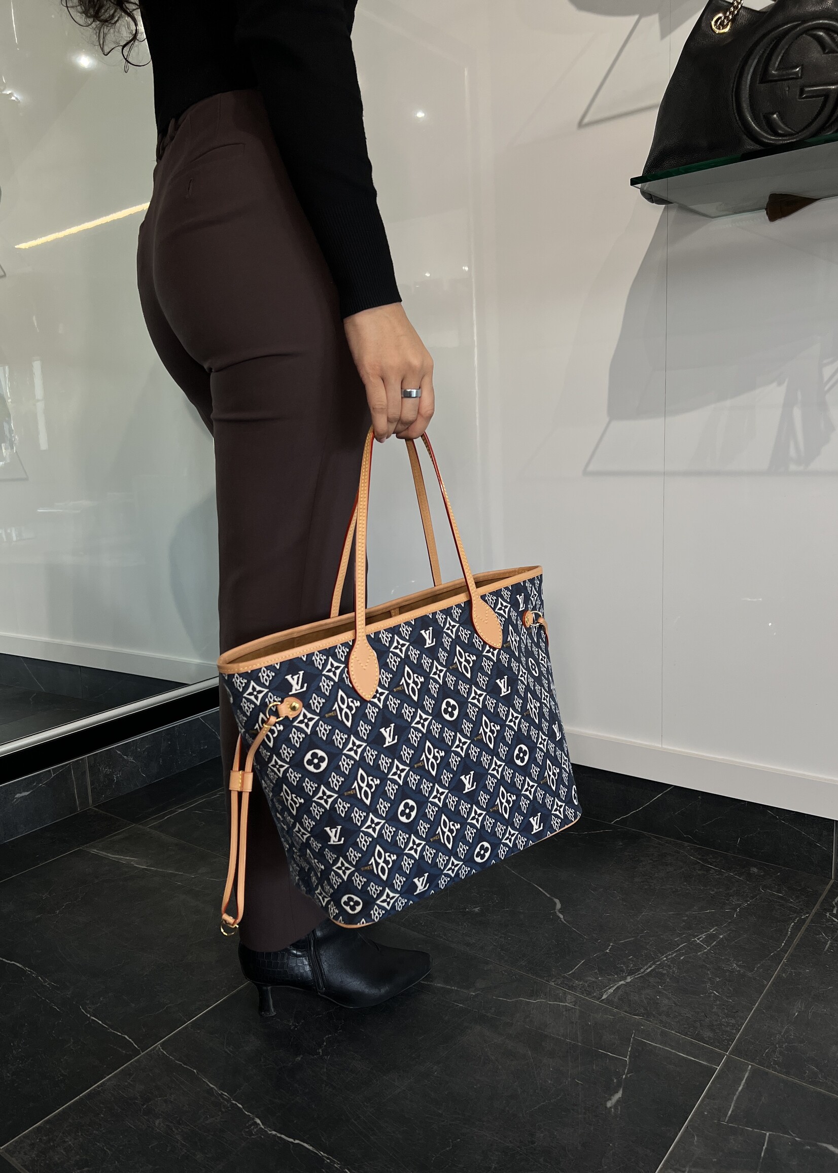 Louis Vuitton SOLD - Louis Vuitton Neverful Denim 1854 MM