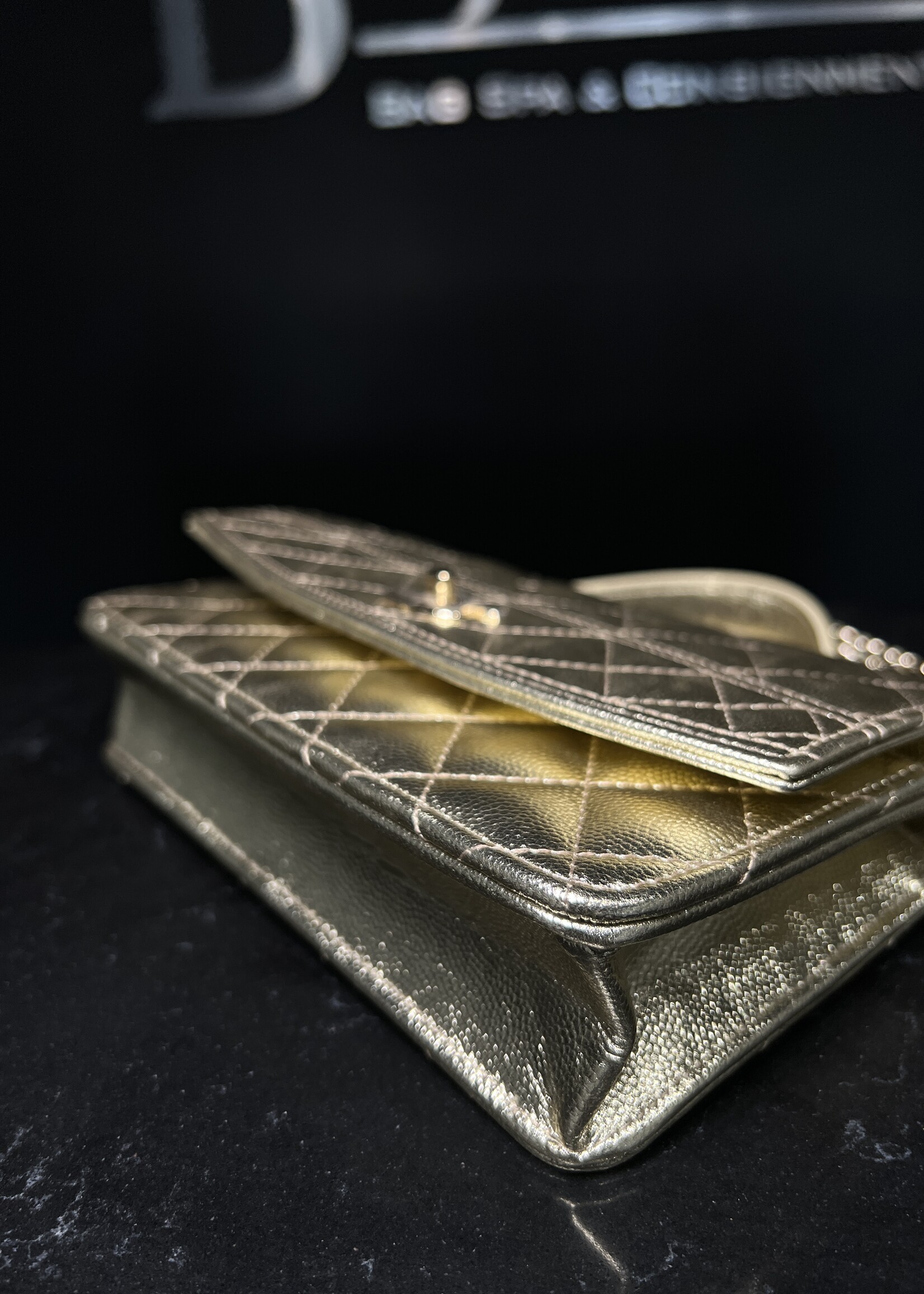 Chanel SOLD- Chanel Trendy Top Handle Gold Wallet on Chain LGHW