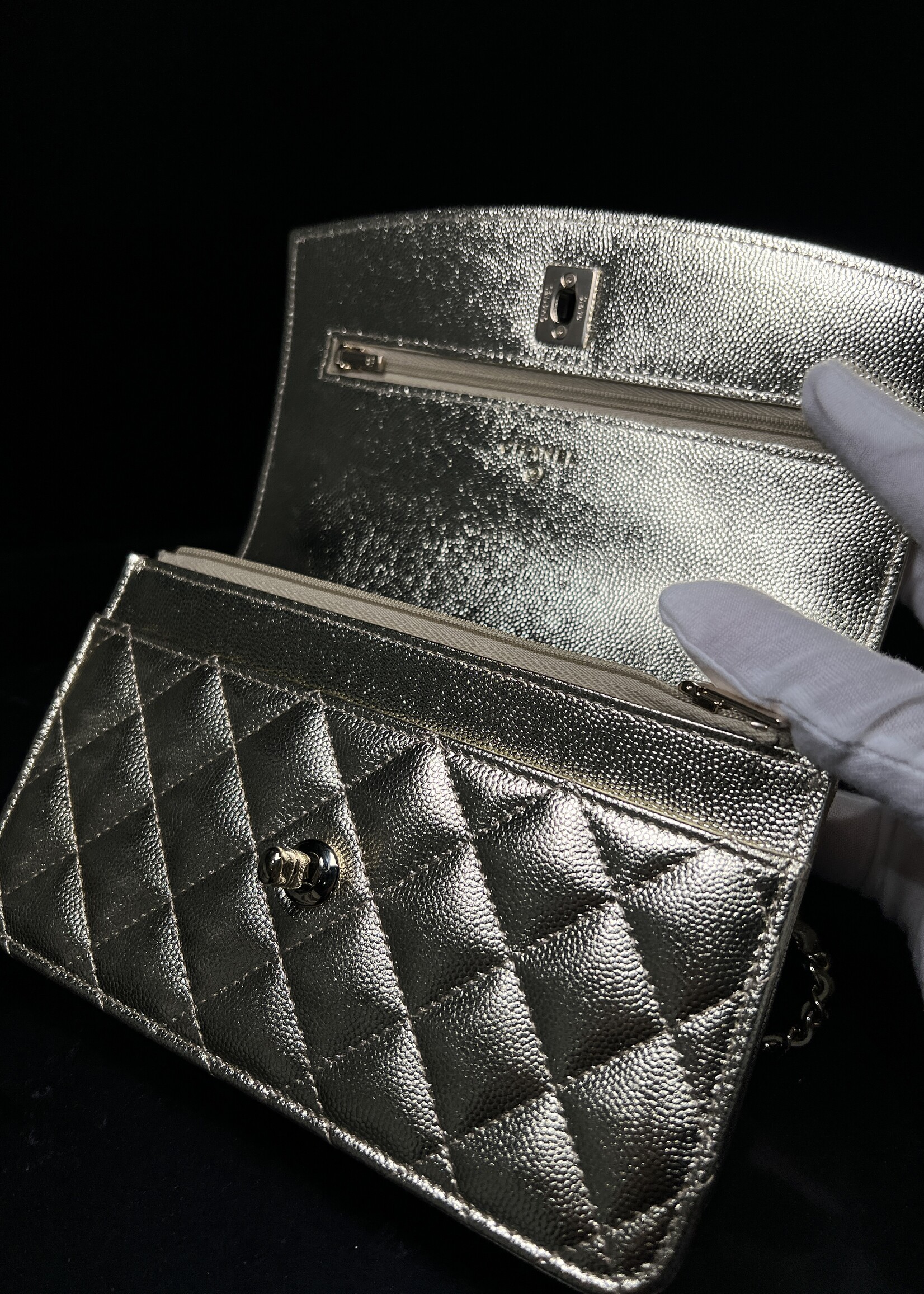 Chanel SOLD- Chanel Trendy Top Handle Gold Wallet on Chain LGHW