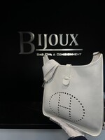 Hermes Hermes Evelyne Parchment White Clemence Leather GM