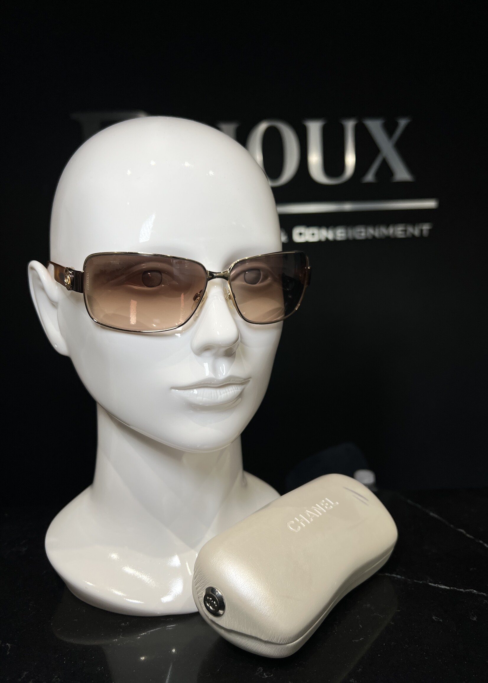 Chanel Chanel Brown Gradient Sunglasses