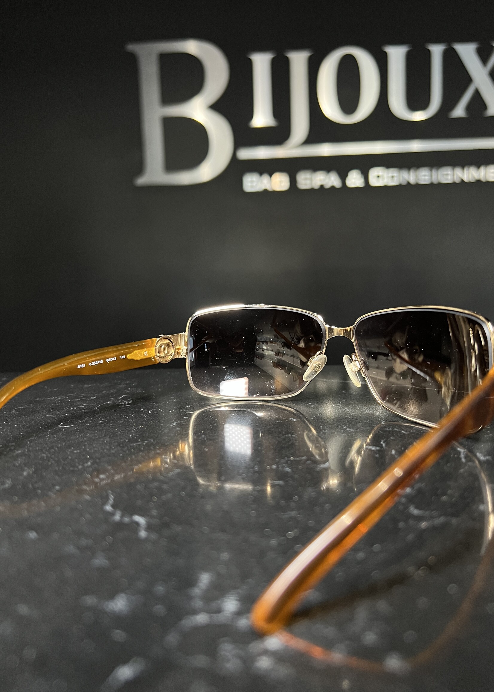 Chanel Chanel Brown Gradient Sunglasses