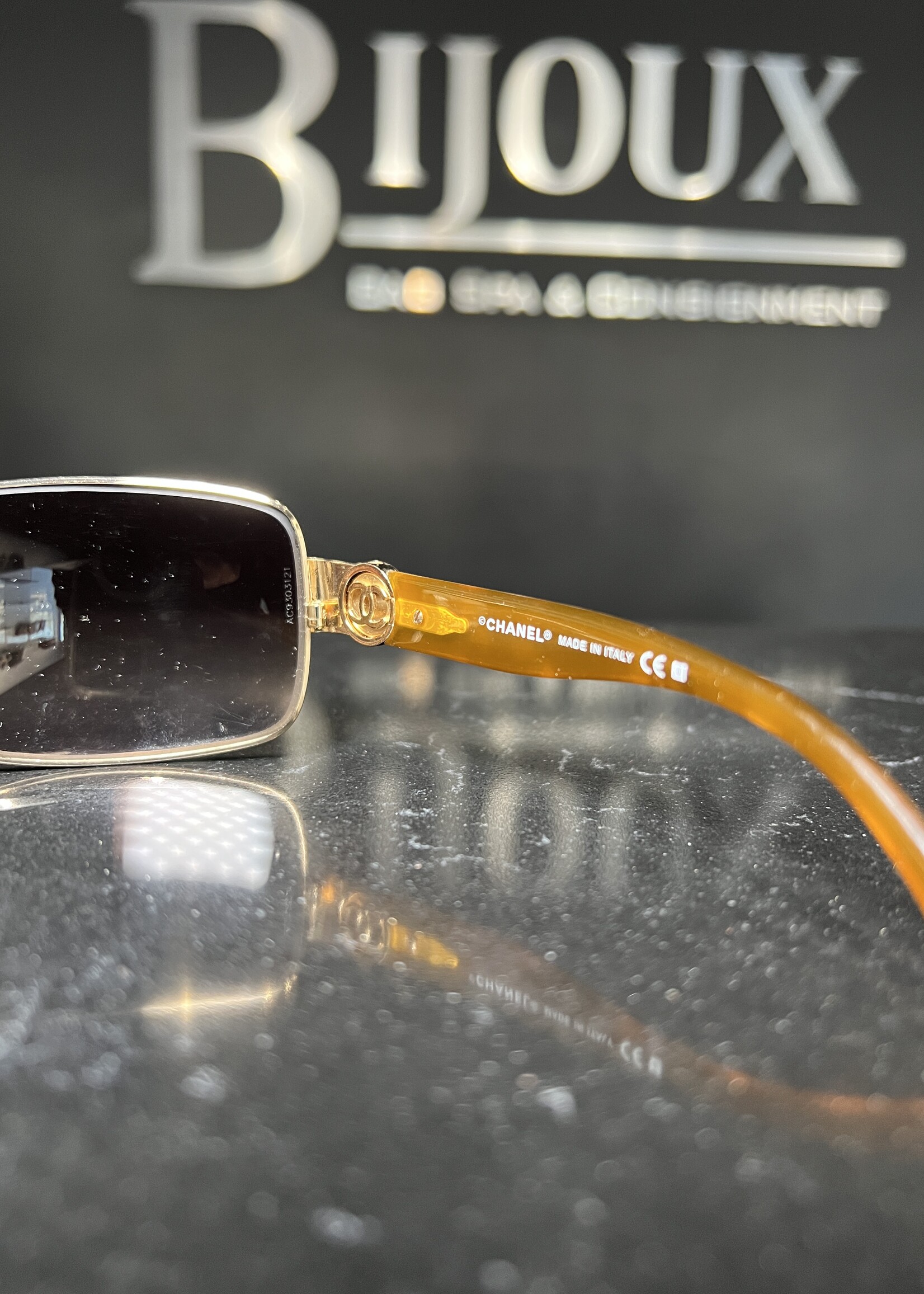 Chanel Chanel Brown Gradient Sunglasses
