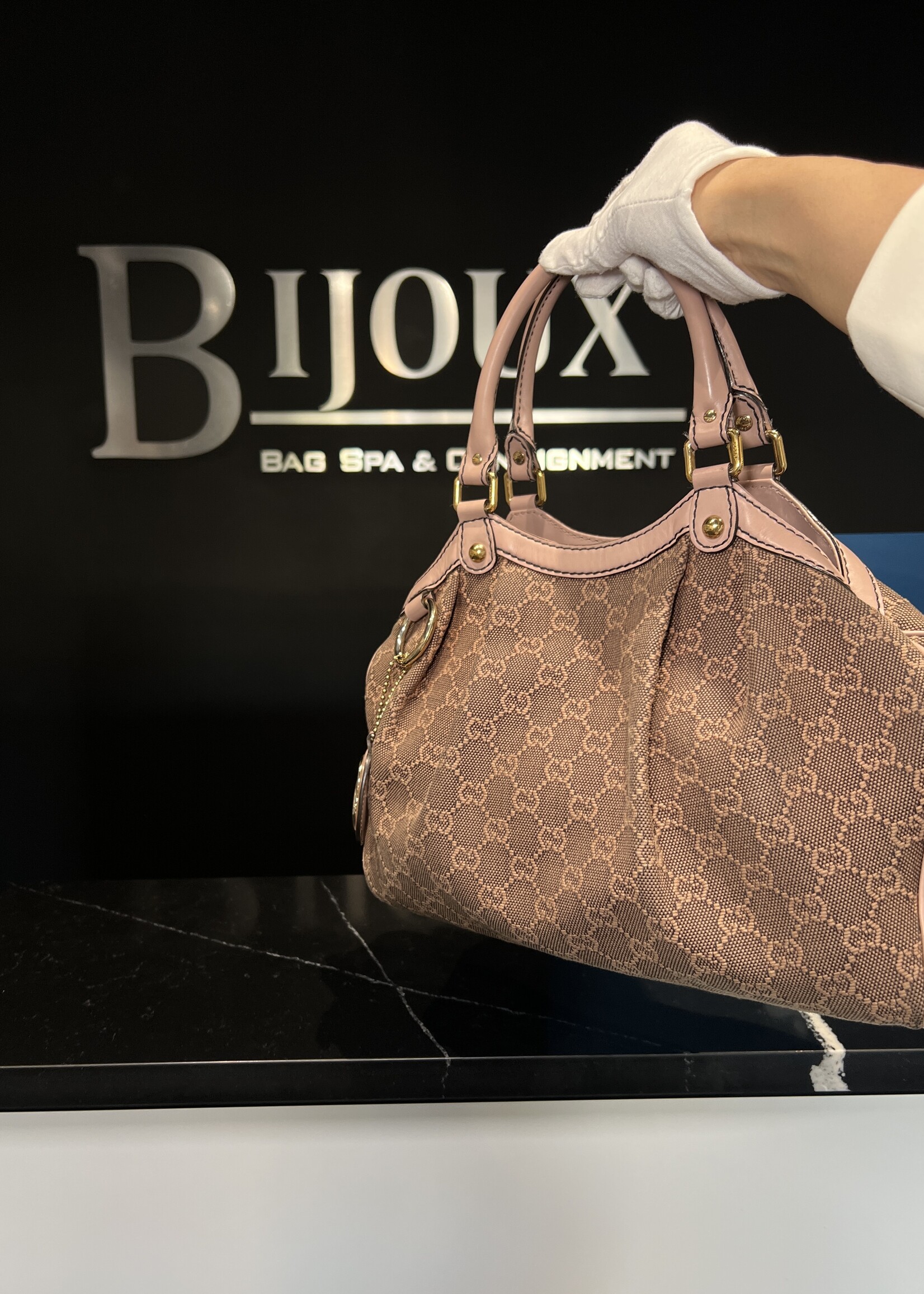 Gucci SOLD - Gucci Sukey Canvas Shoulder