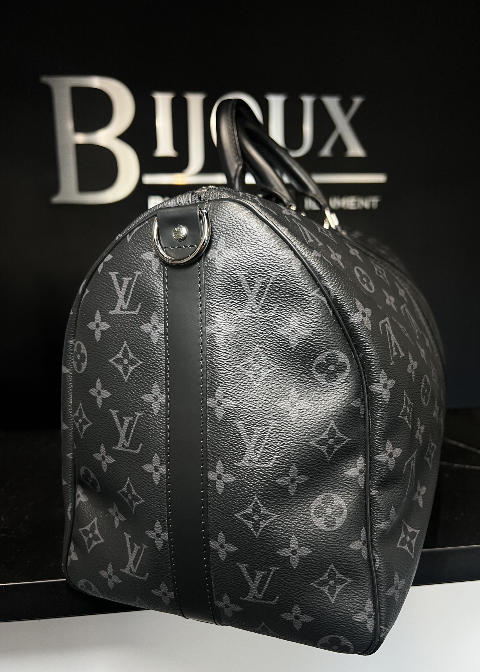 Louis Vuitton Louis Vuitton Monogram Eclipse Bandouliere Keepall 45