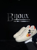 Gucci Gucci  x DISNEY Miro Soft Calfskin Mickey Mouse Print Womens Ace Sneakers - 7.5