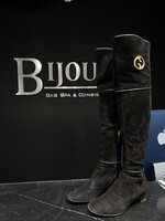 Gucci Gucci 1973 Knee Suede Boots -37