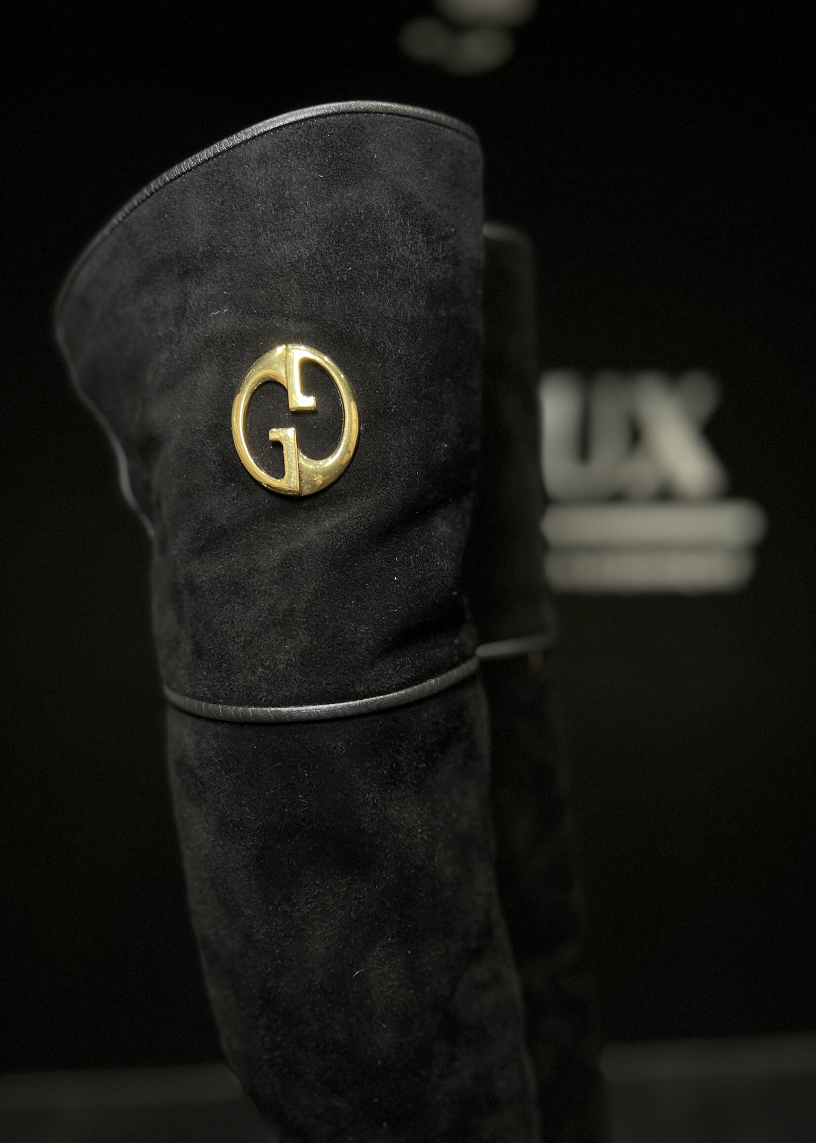 Gucci Gucci 1973 Knee Suede Boots -37
