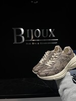 Gucci Gucci GG Rhyton Brown Canvas Sneakers -37
