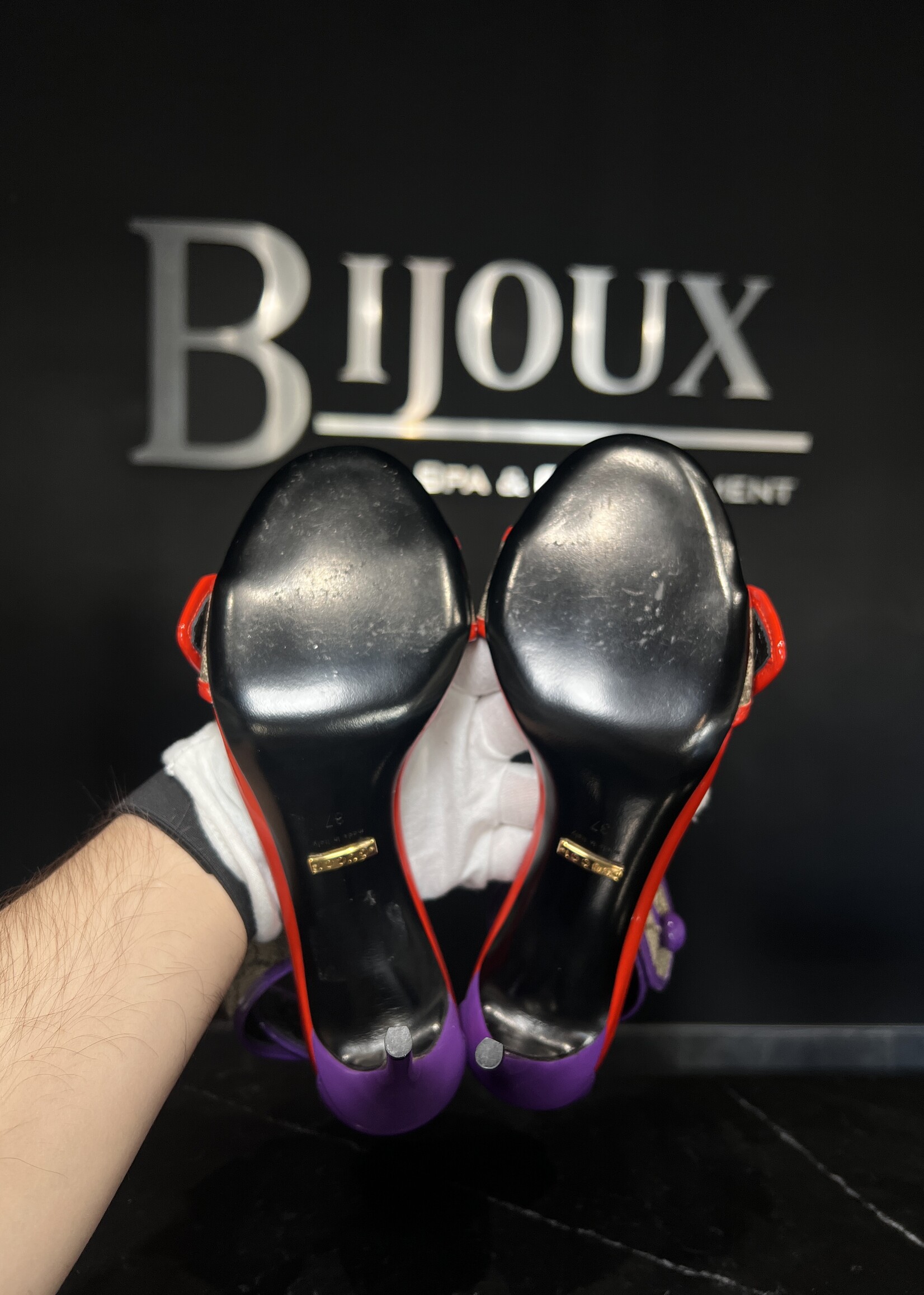 Gucci Gucci Harleth GG Supreme Heels -37
