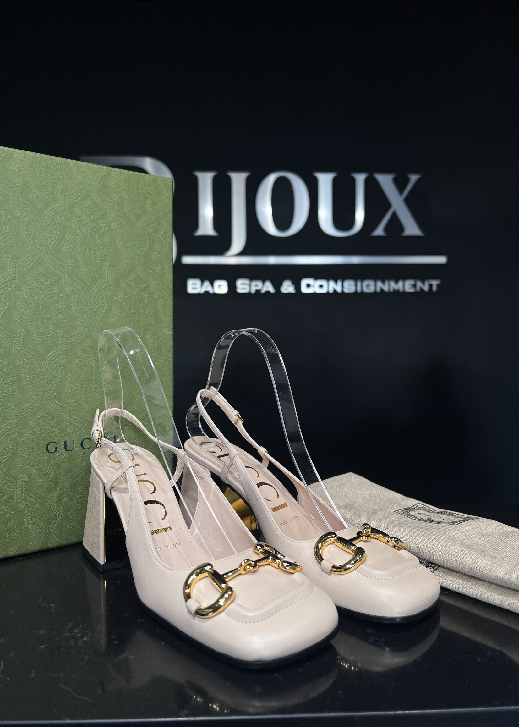 Gucci Gucci Horsebit Slingback Pumps -37