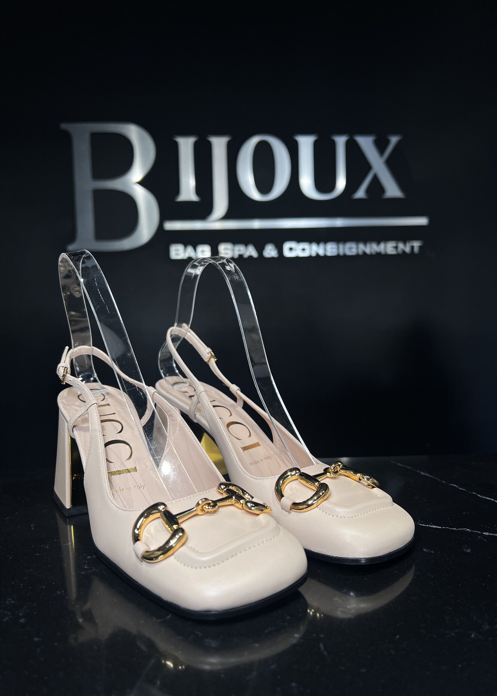 Gucci Gucci Horsebit Slingback Pumps -37