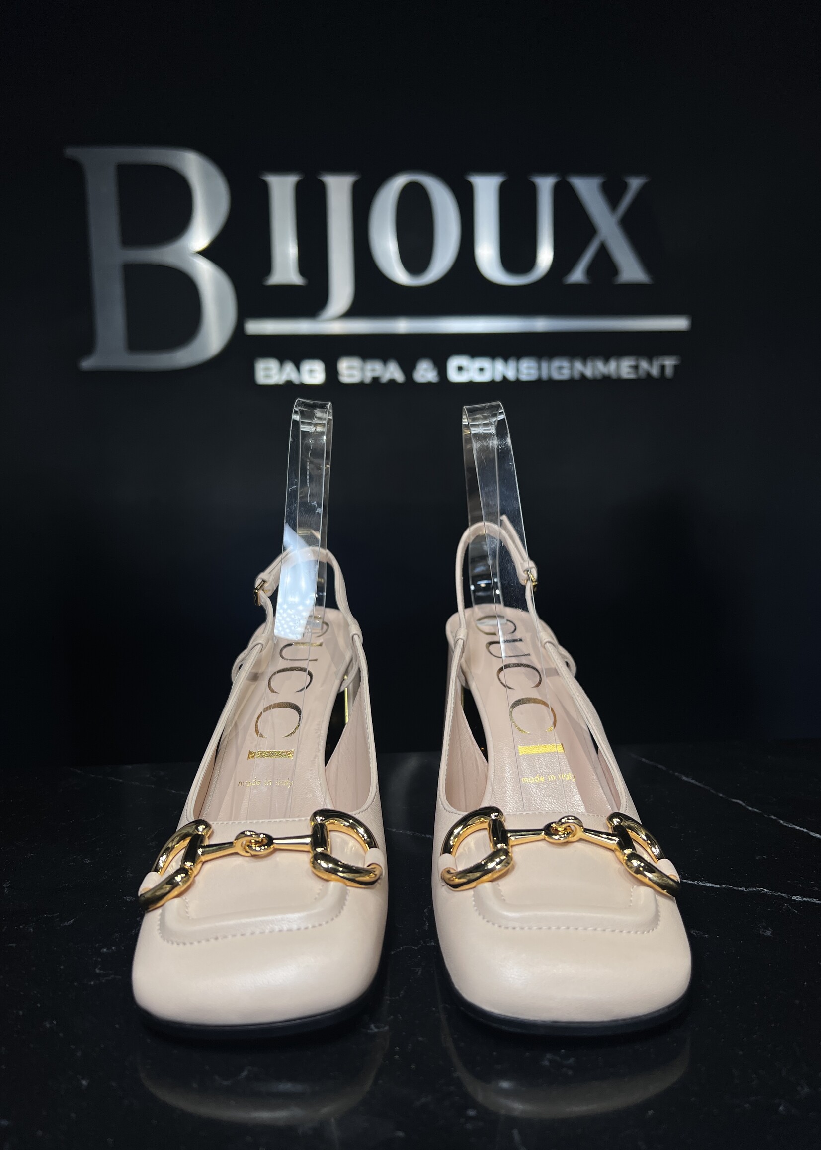 Gucci Gucci Horsebit Slingback Pumps -37