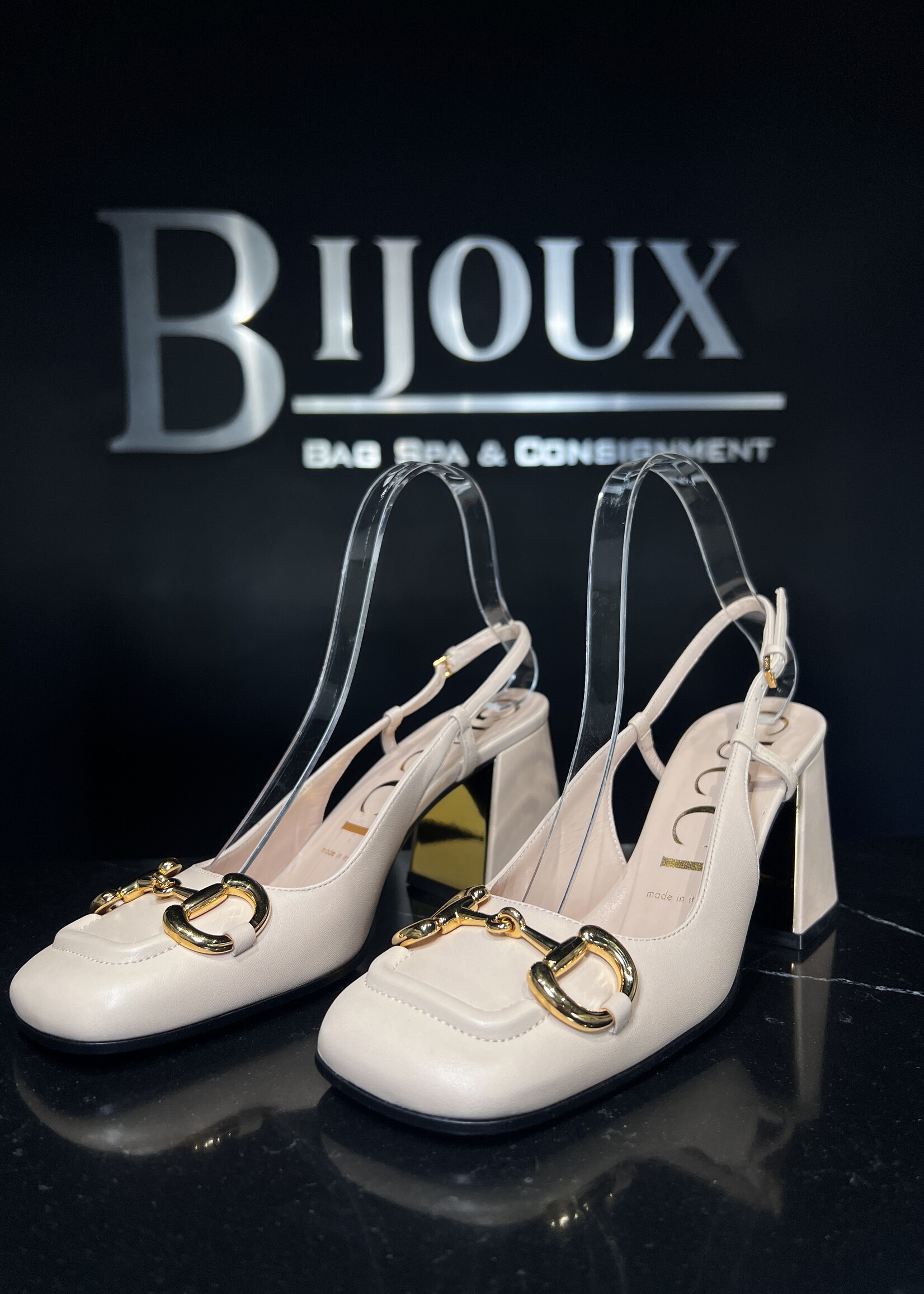 Gucci Gucci Horsebit Slingback Pumps -37