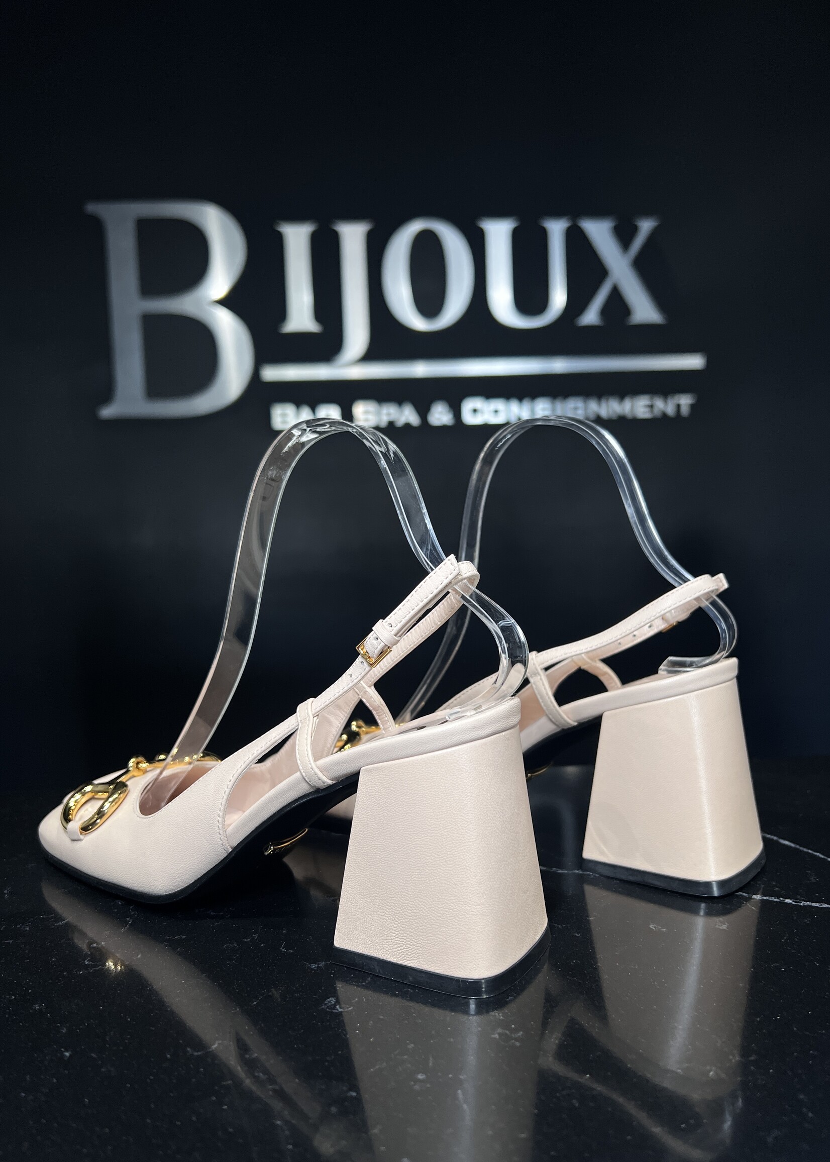 Gucci Gucci Horsebit Slingback Pumps -37