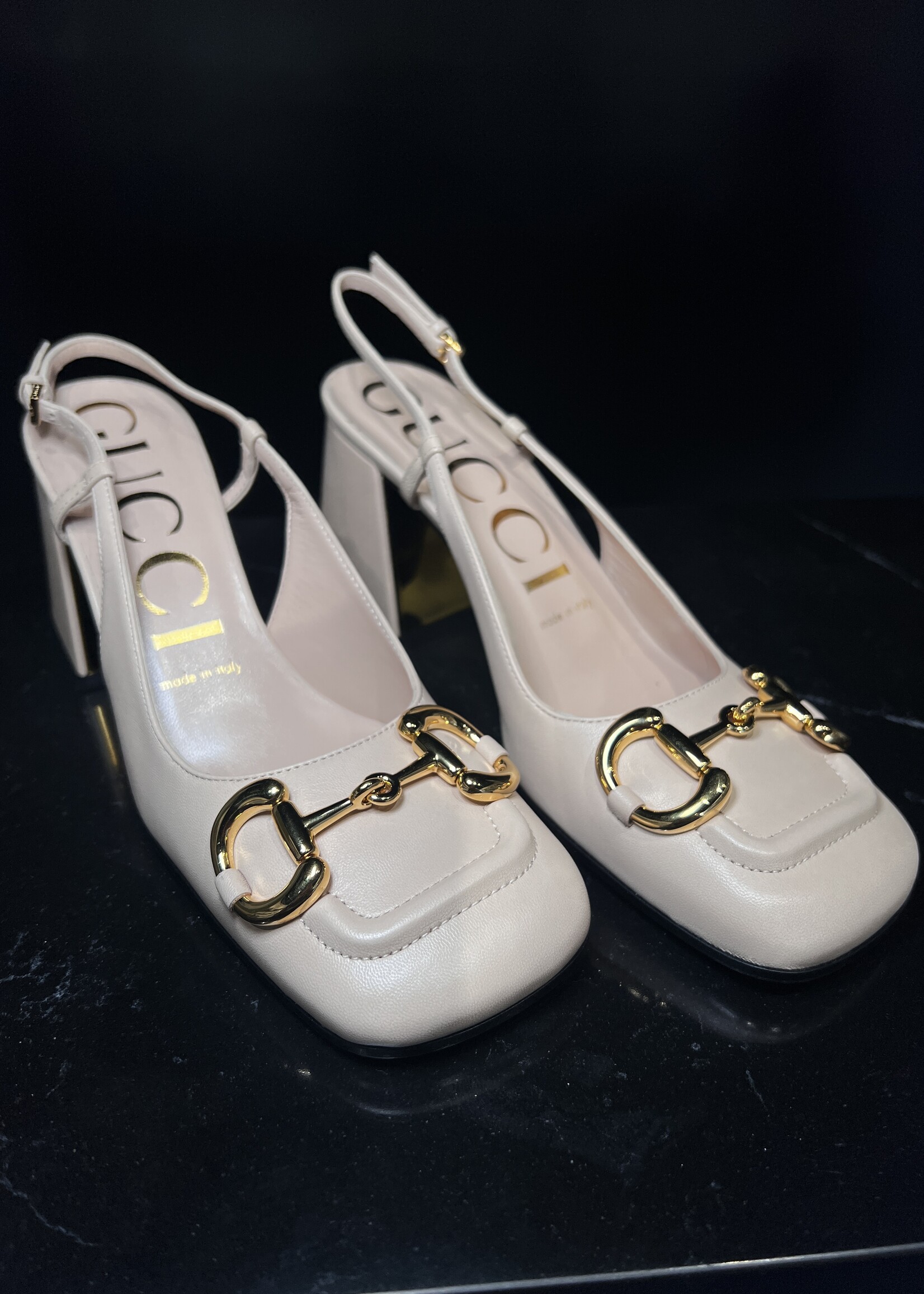Gucci Gucci Horsebit Slingback Pumps -37