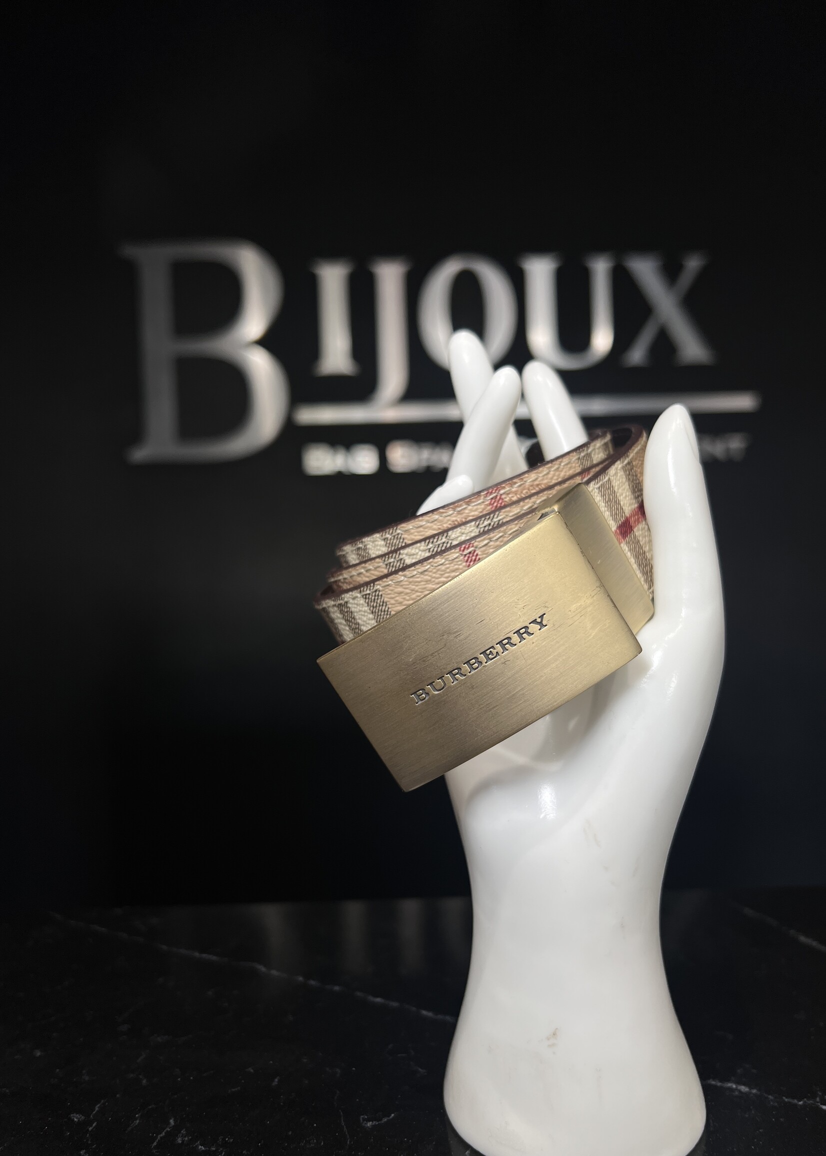 Burberry Burberry Haymarket Belt 105