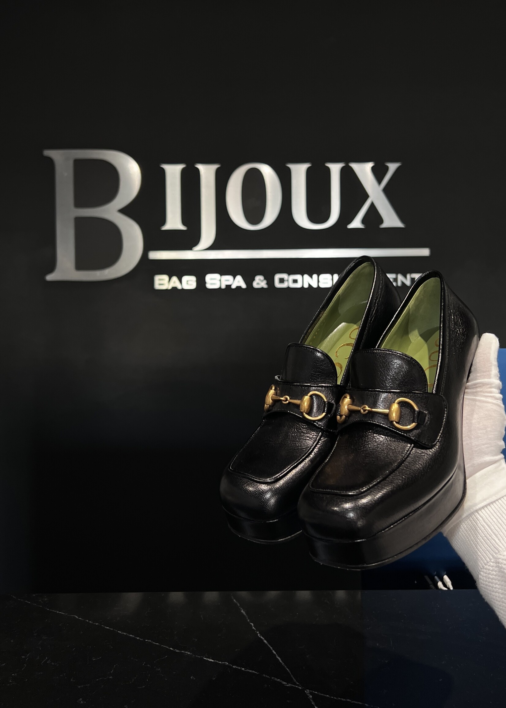Gucci Gucci Horsebit Houdan Loafers - 39.5