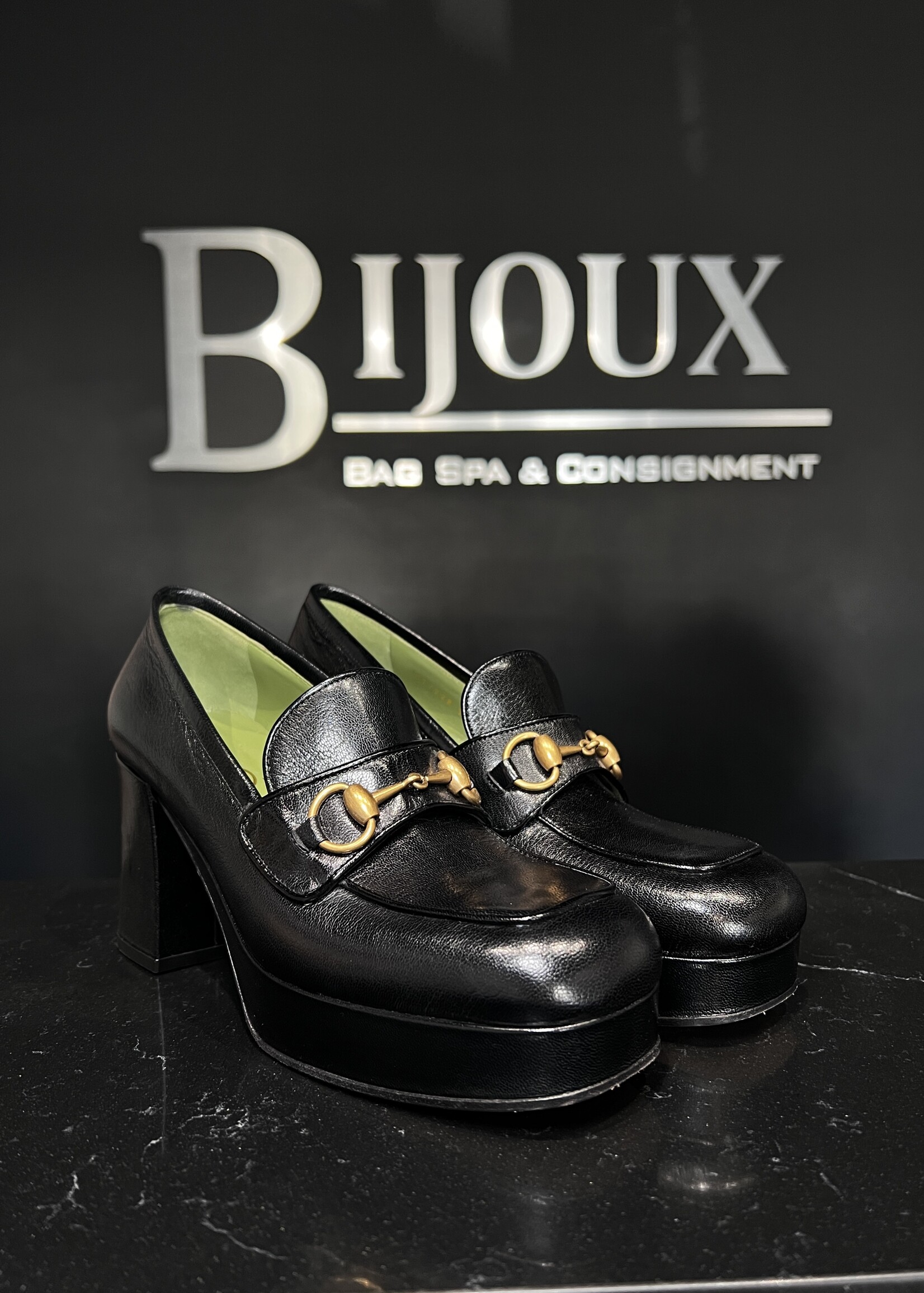 Gucci Gucci Horsebit Houdan Loafers - 39.5