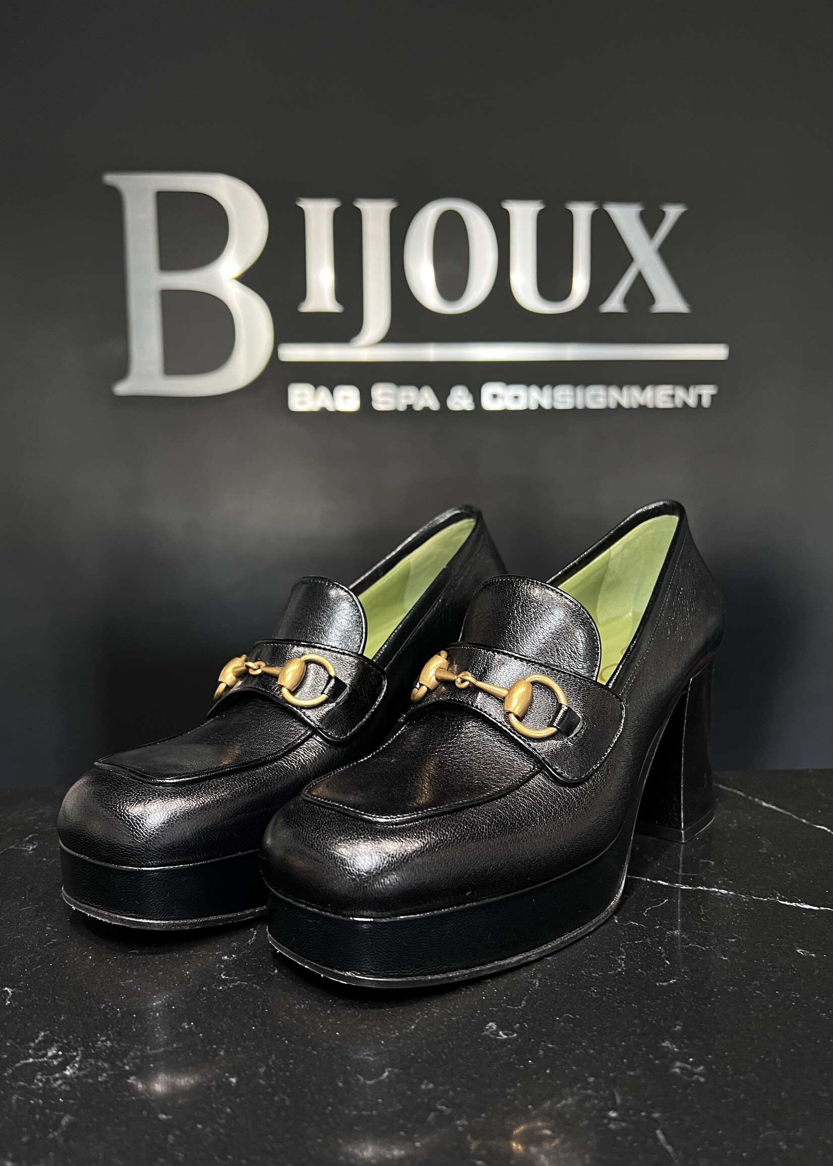Gucci Gucci Horsebit Houdan Loafers - 39.5