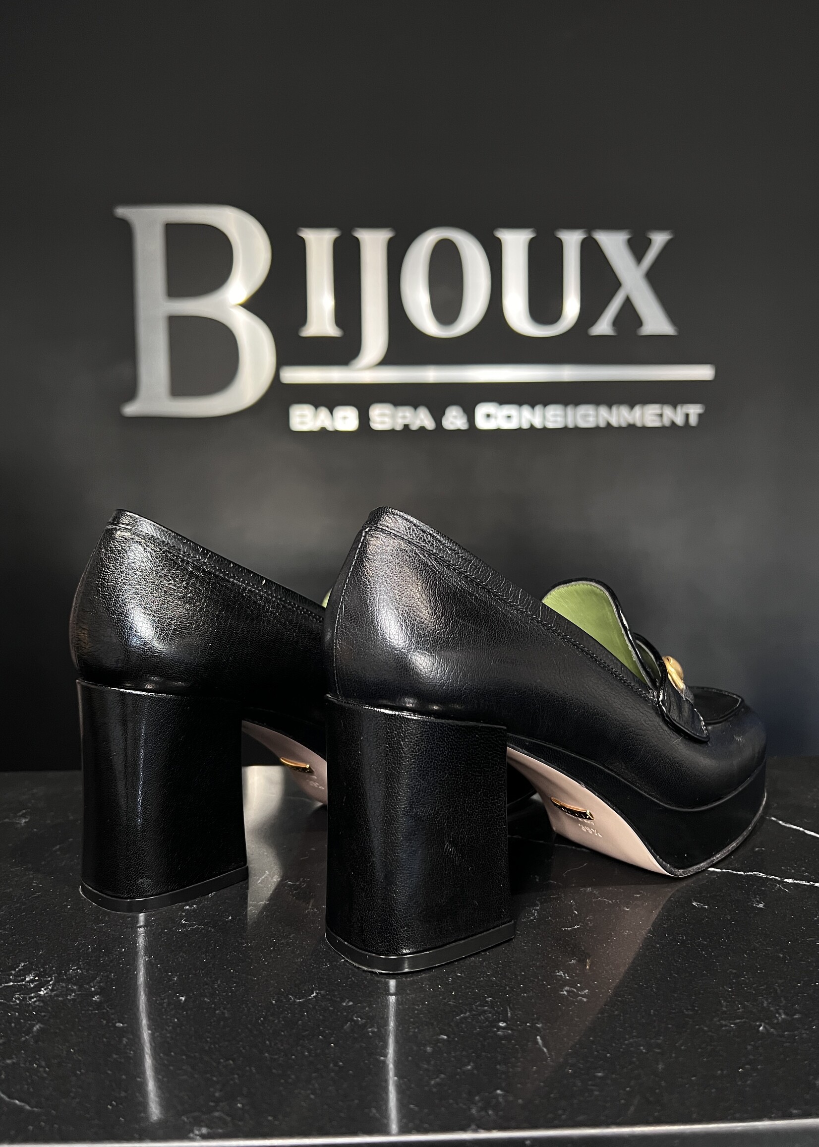 Gucci Gucci Horsebit Houdan Loafers - 39.5